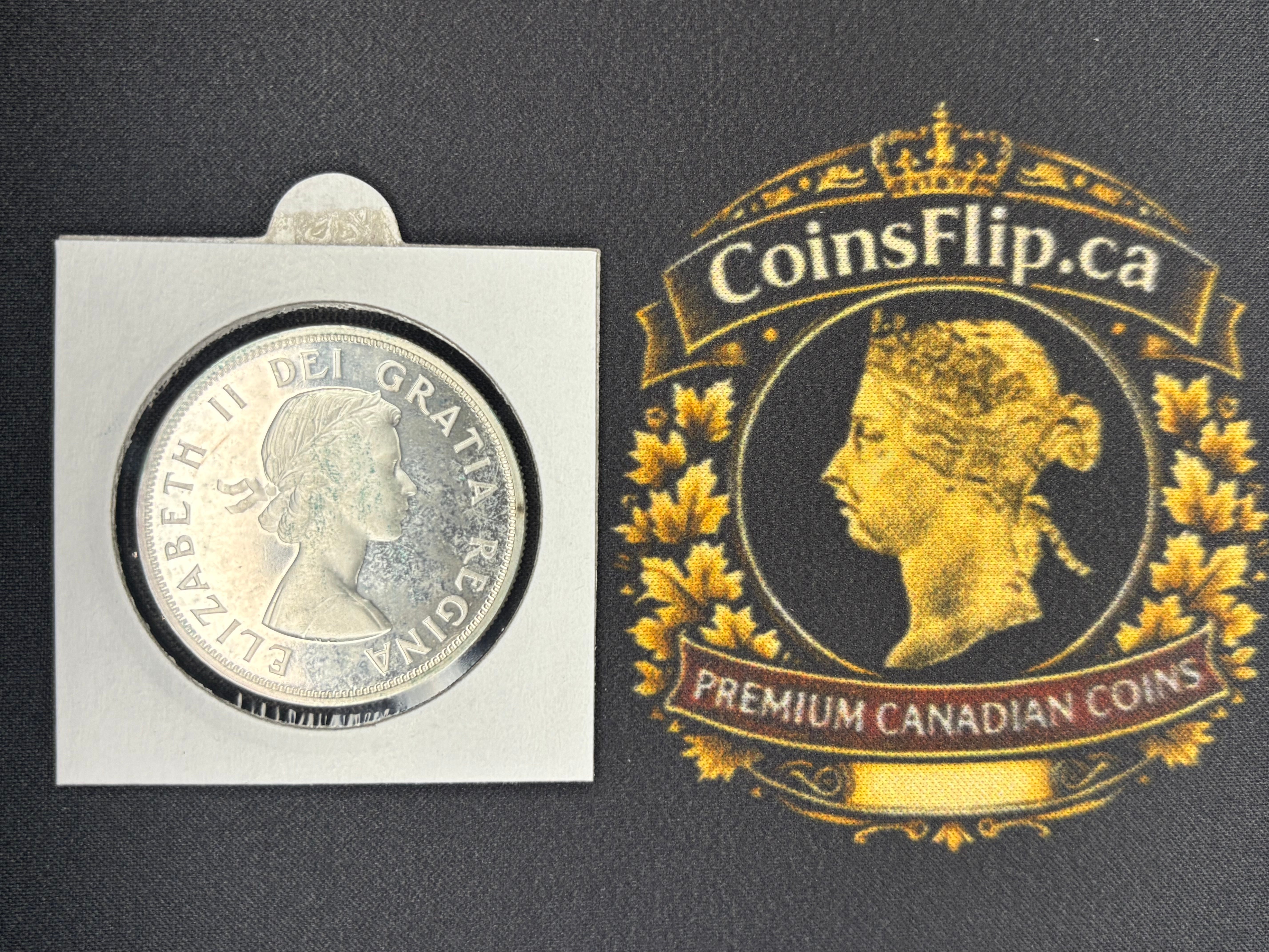 Canadian Silver Coin - Dollar - 1962 UNC