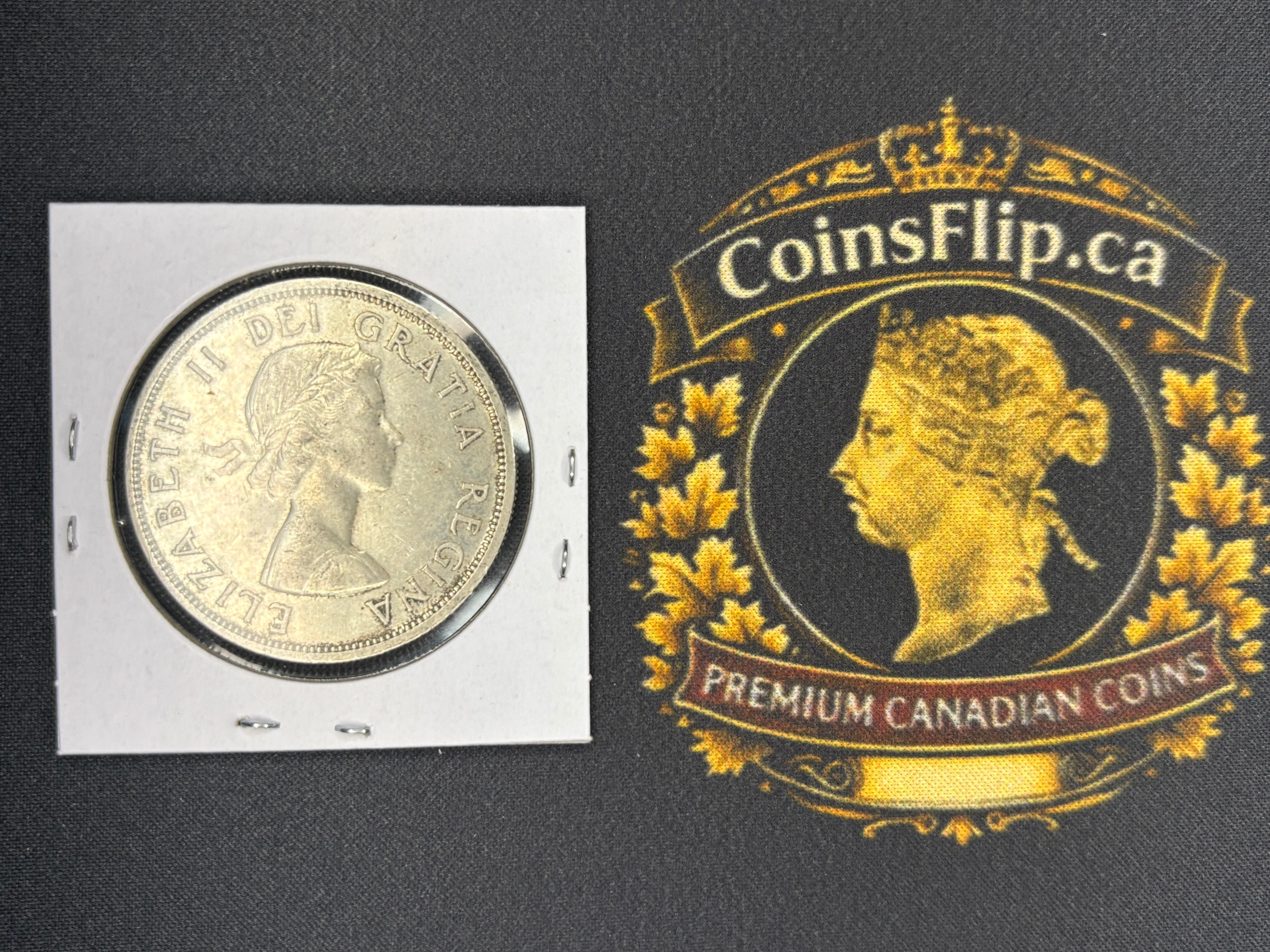 Canadian Silver Coin - Dollars - 1958 (Death dollar)