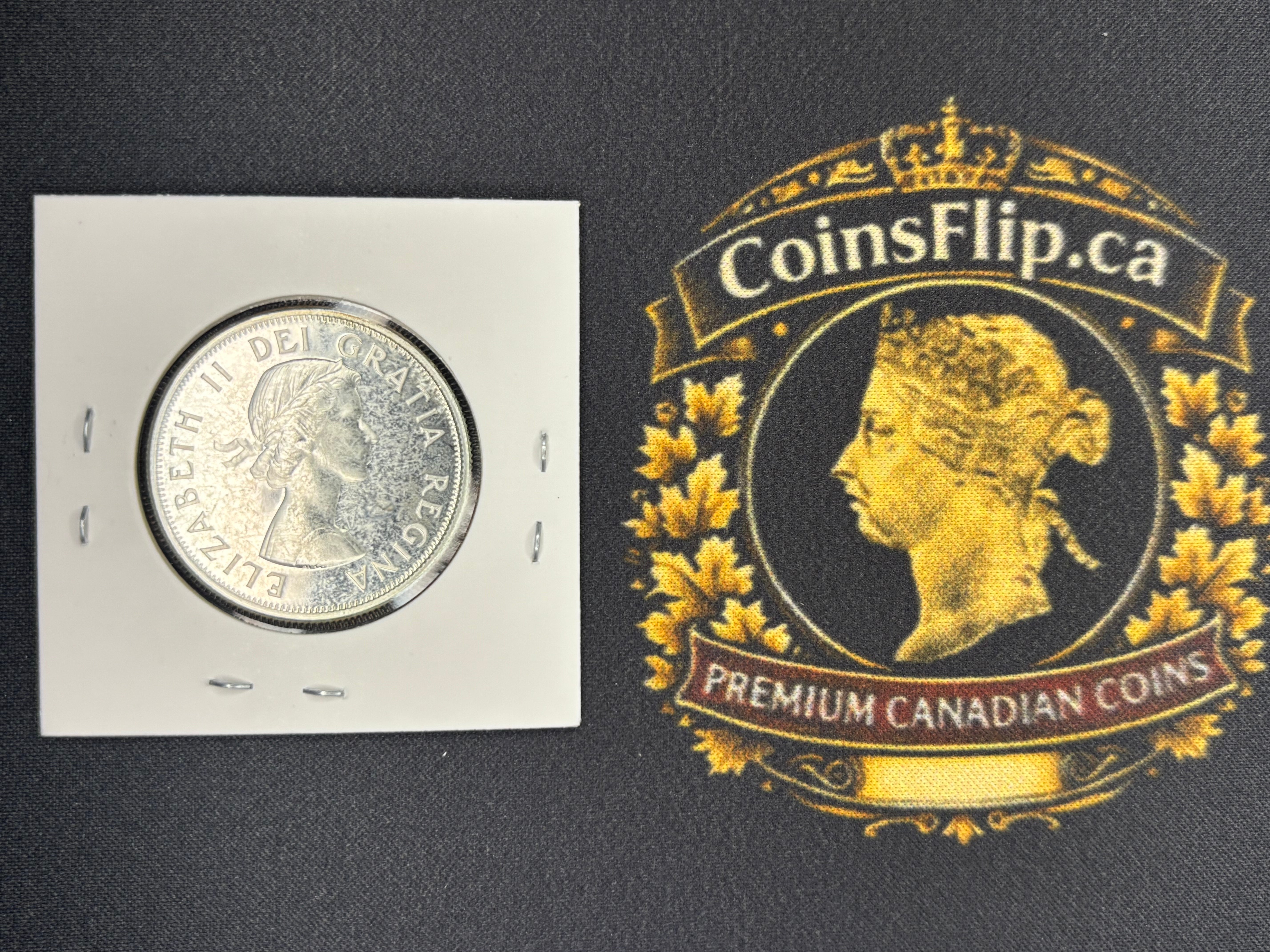 Canada Silver Coin - 50 cents - 1963 UNC