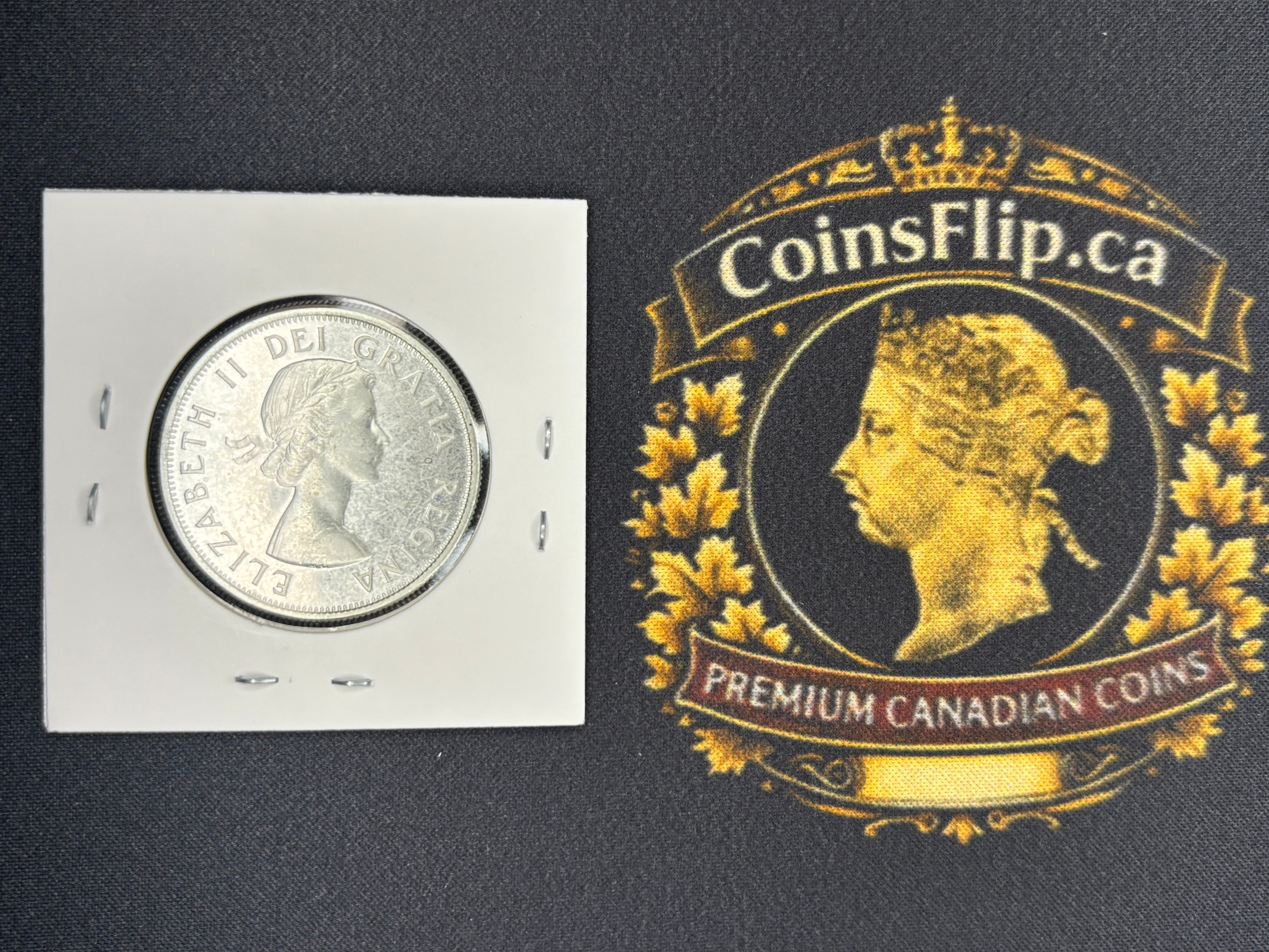 Canada Silver Coin - 50 cents - 1964 UNC