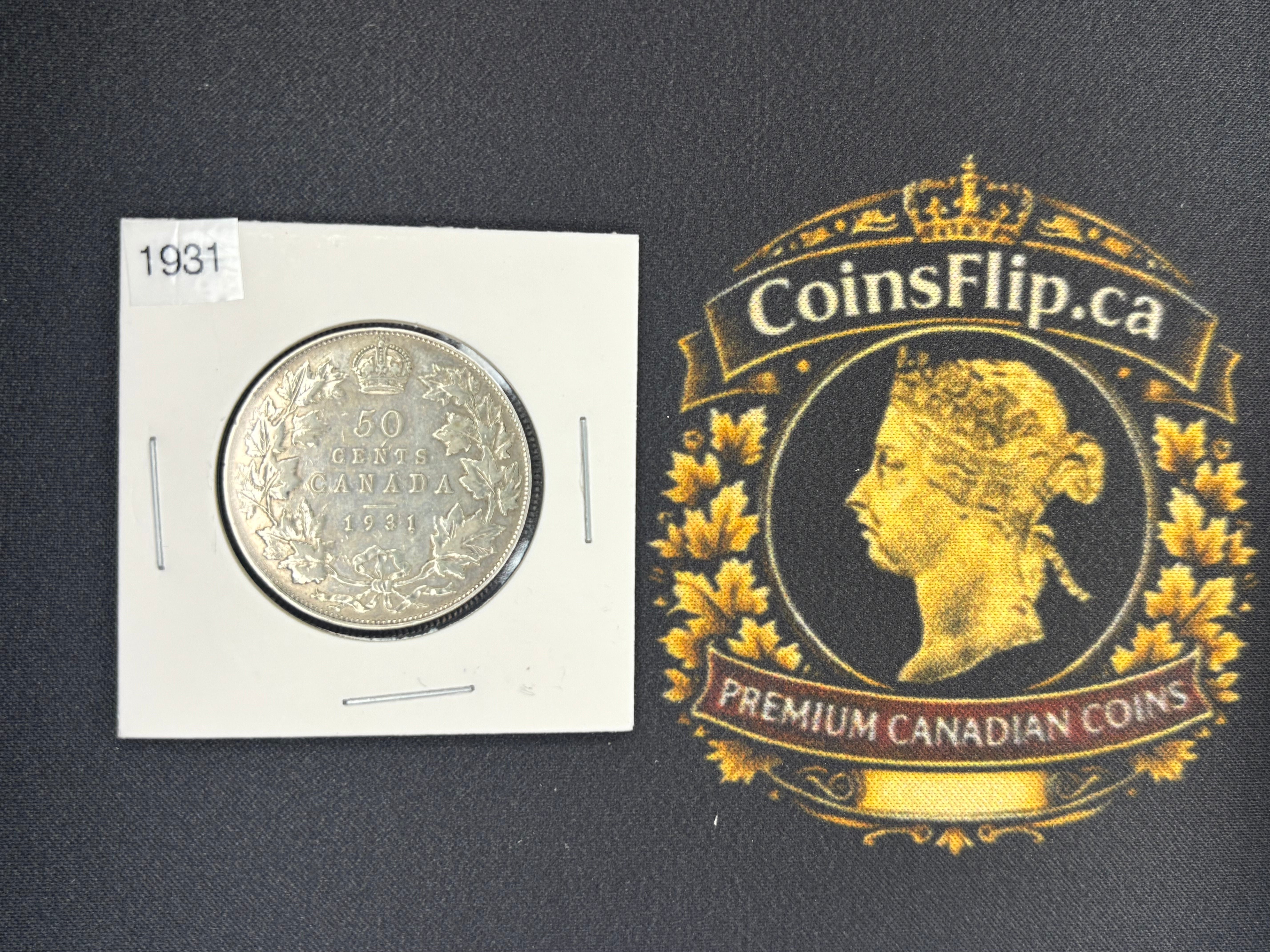 Canada Silver Coin - 50 cents - 1931