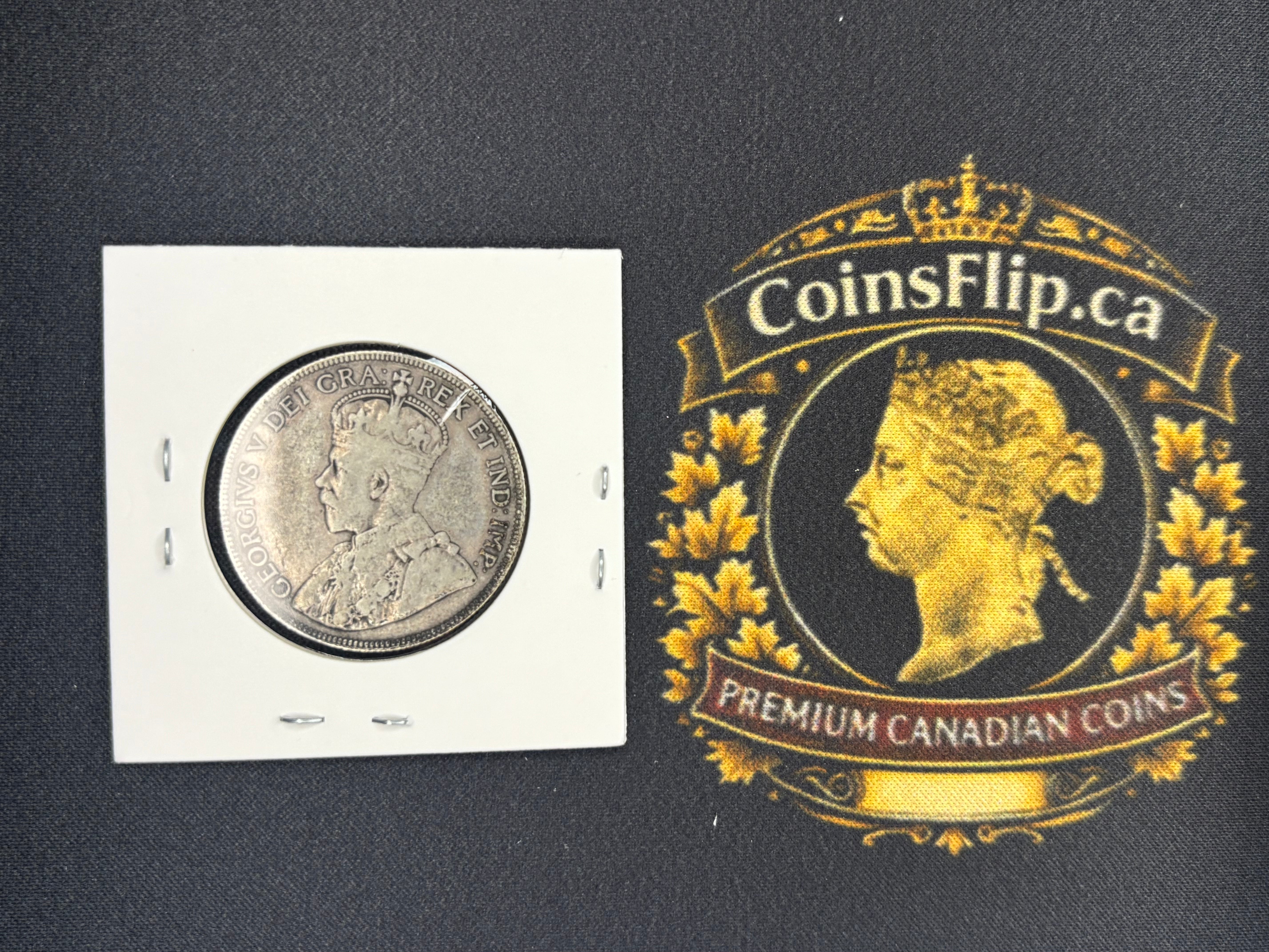 Canada Silver Coin - 50 cents - 1936