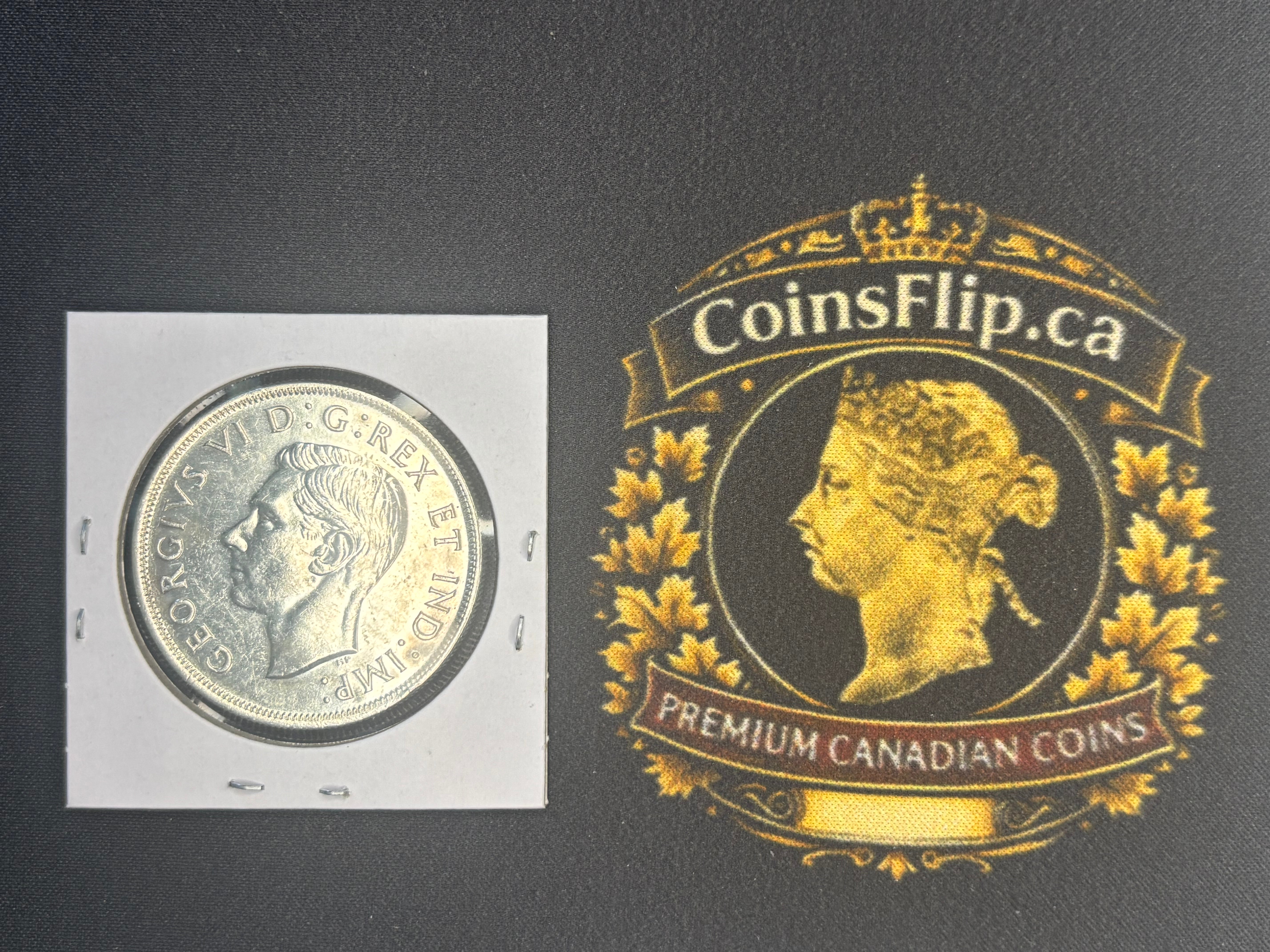 Canada Silver Coin - Dollar - 1945