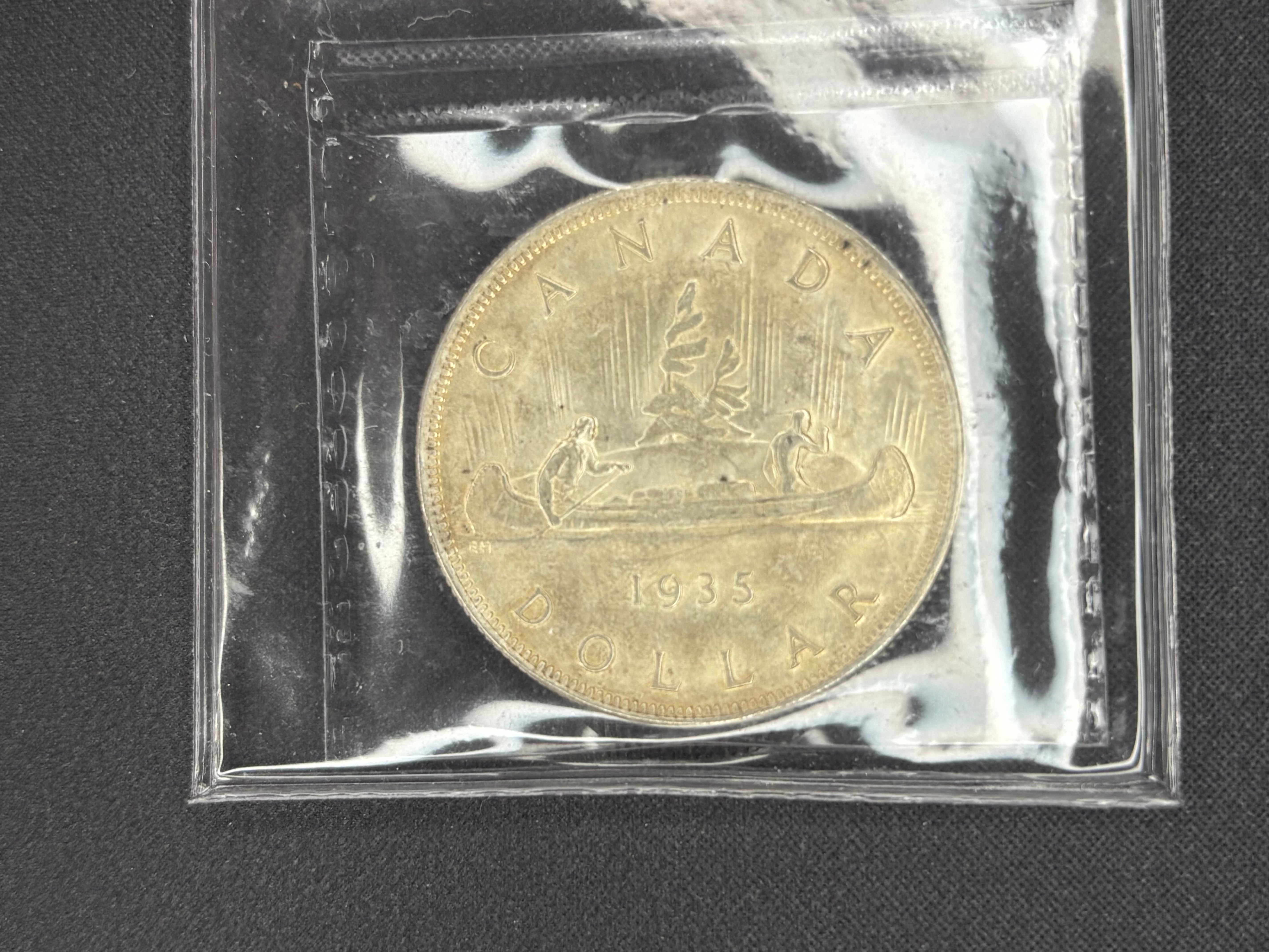 Canadian Silver Coin - Dollars - 1935 MS65 ICCS