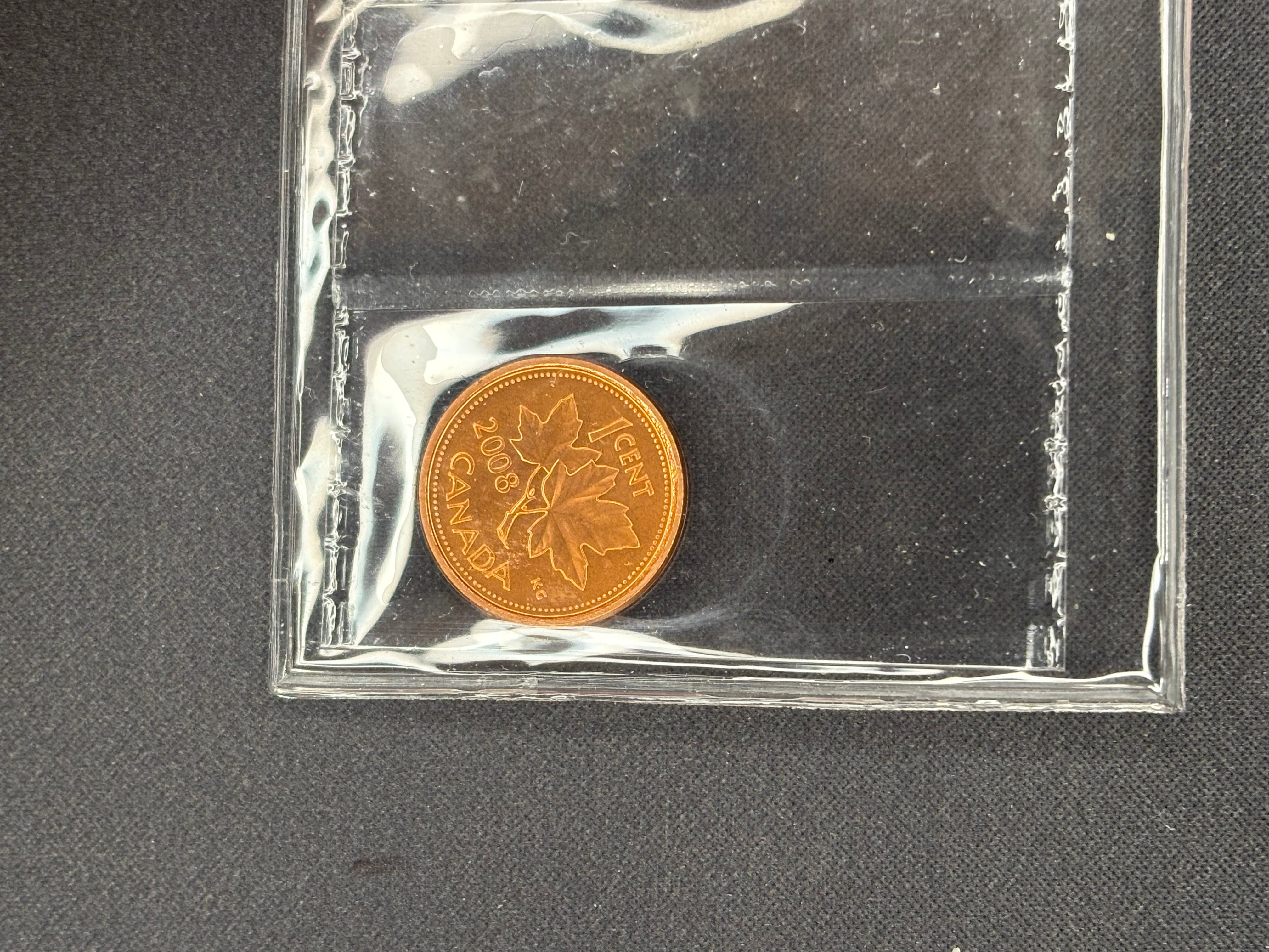 Canadian Coin - Penny - 2008 Red MS66 ICCS