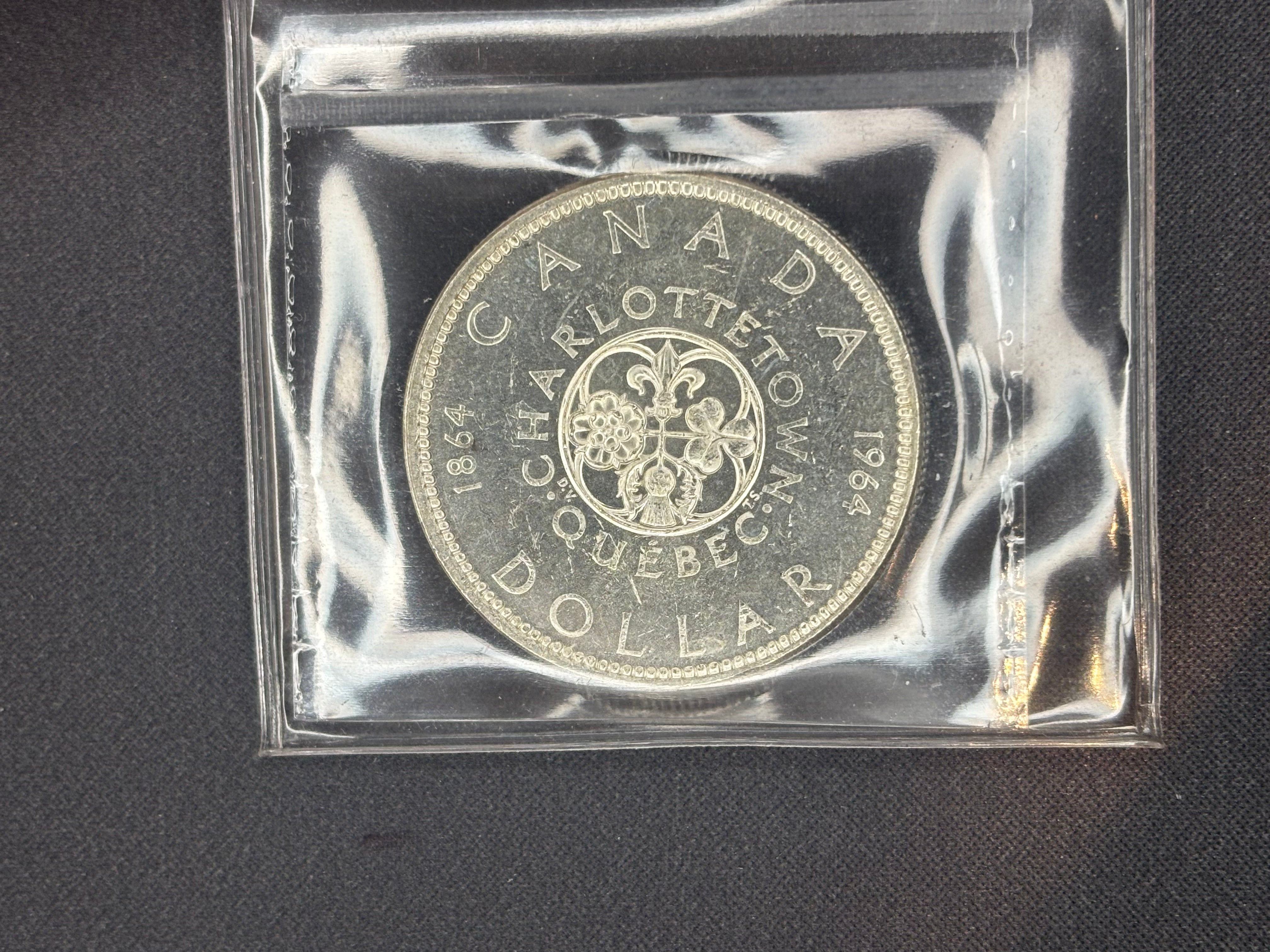 Canadian Silver Coin - Dollar - 1964 MS63 ICCS