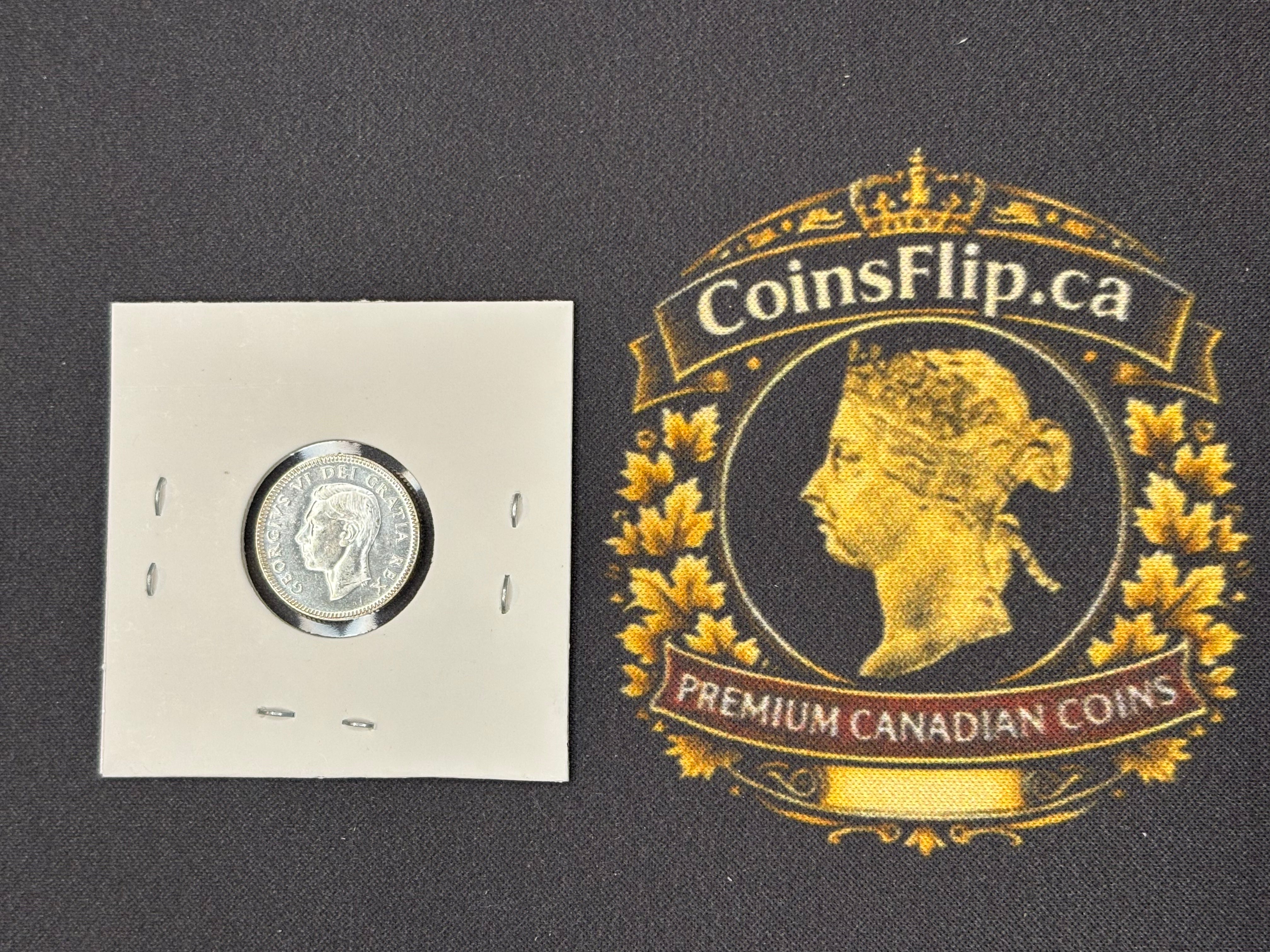 Canadian Silver Coin - 10 cents - 1951 MS64