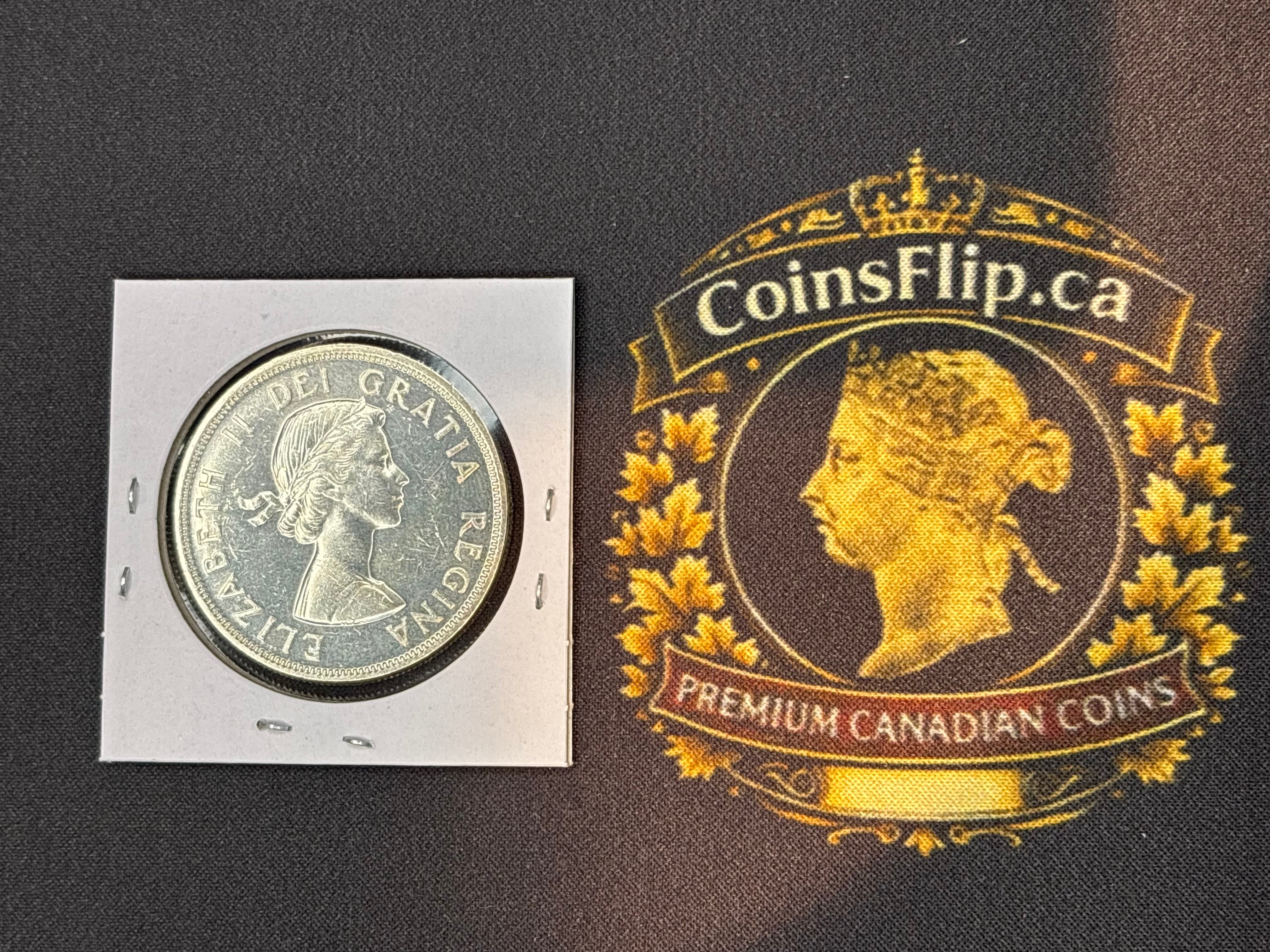 Canadian Silver Coin - Dollar - 1956