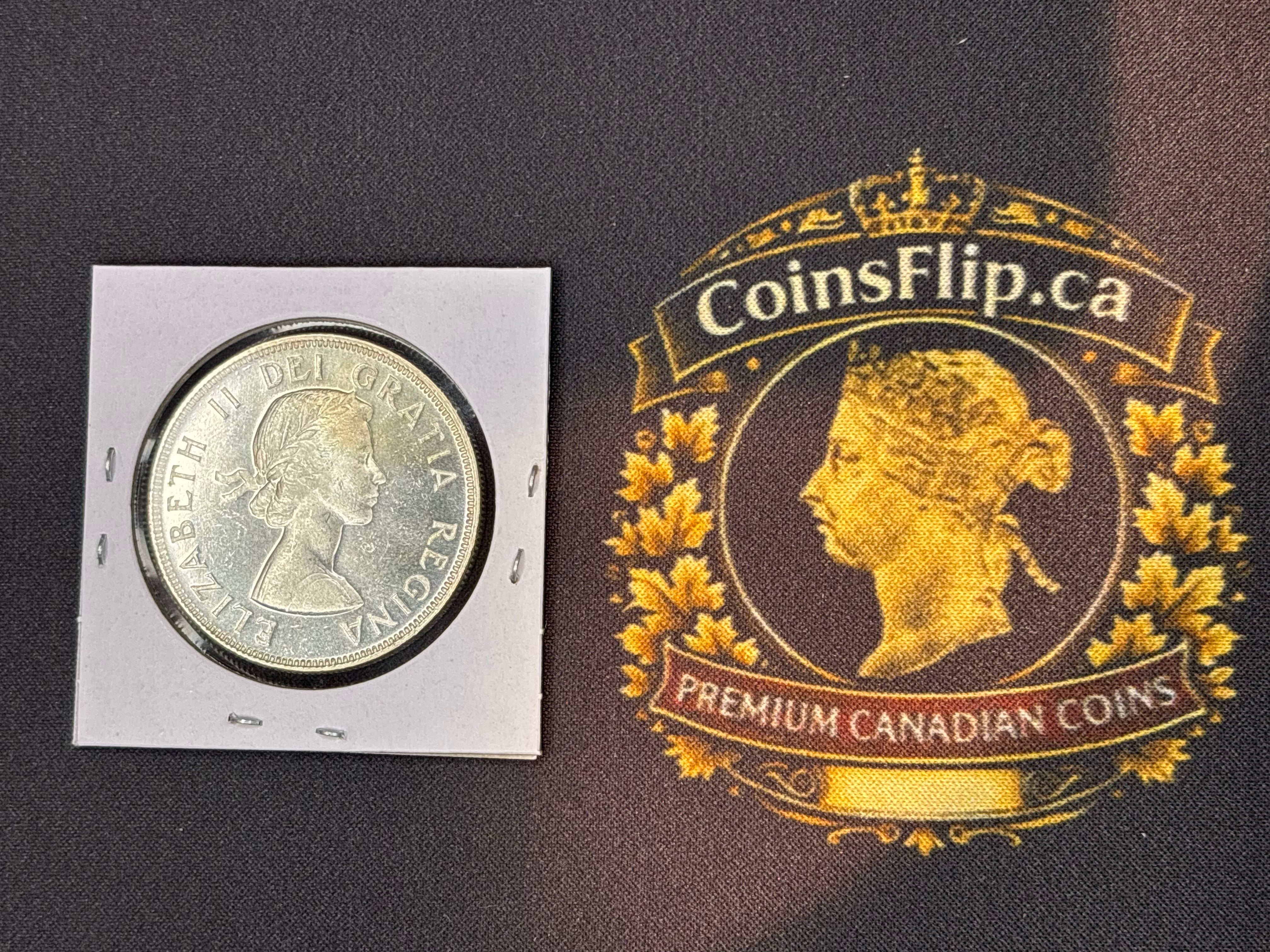 Canadian Silver Coin - Dollars - 1955