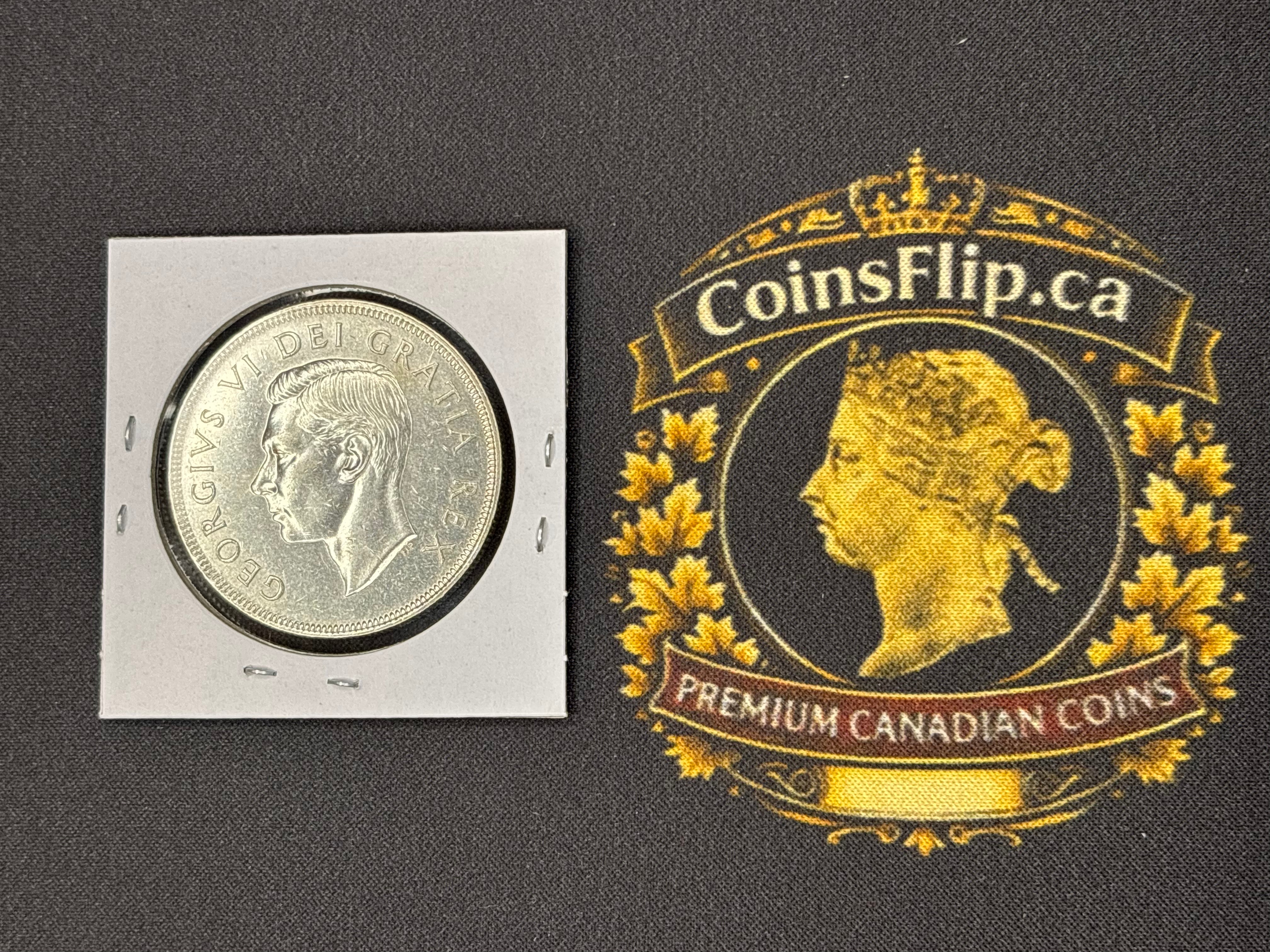 Canadian Silver Coin - Dollar - 1949