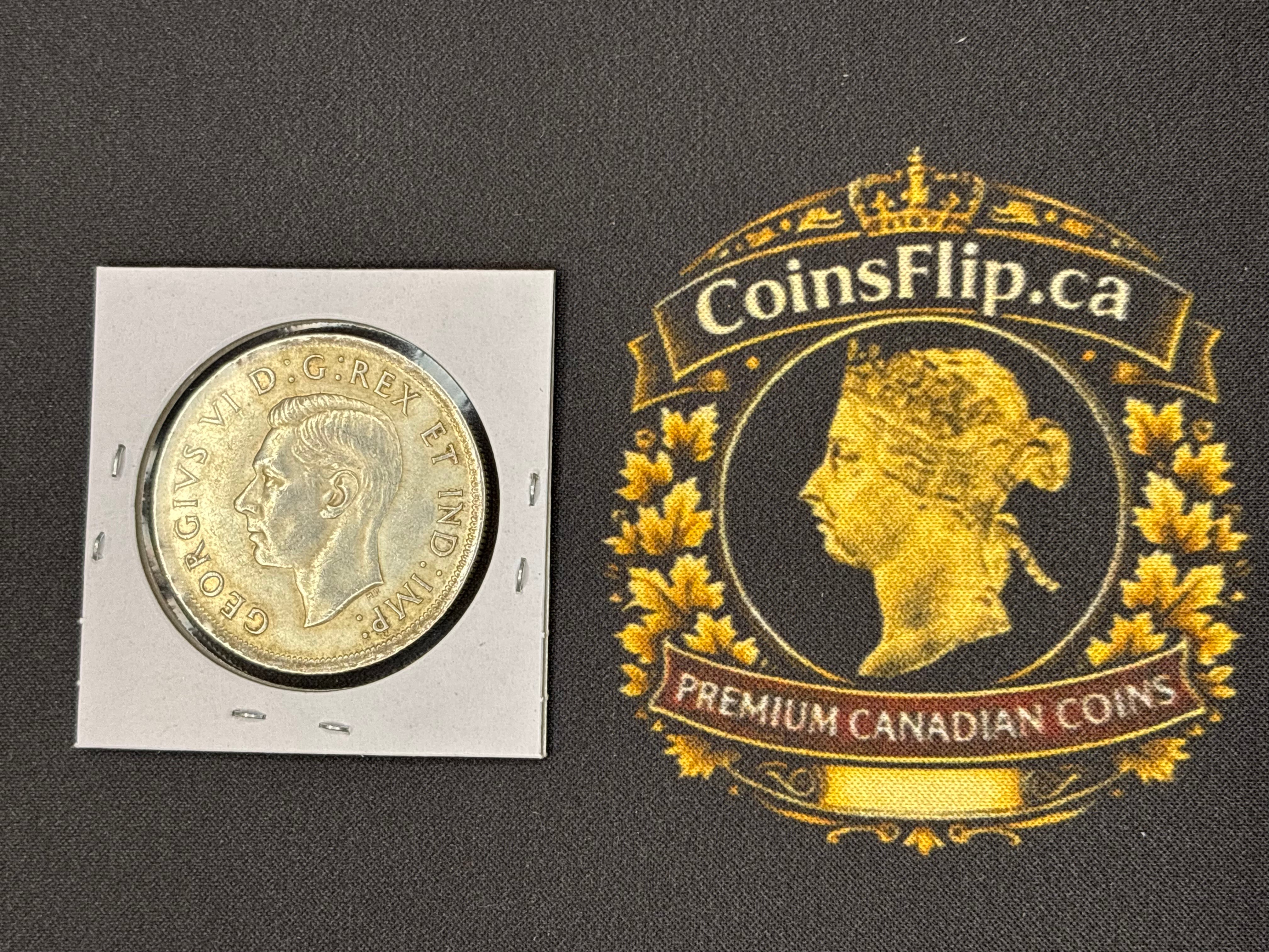 Canadian Silver Coin - Dollar - 1939