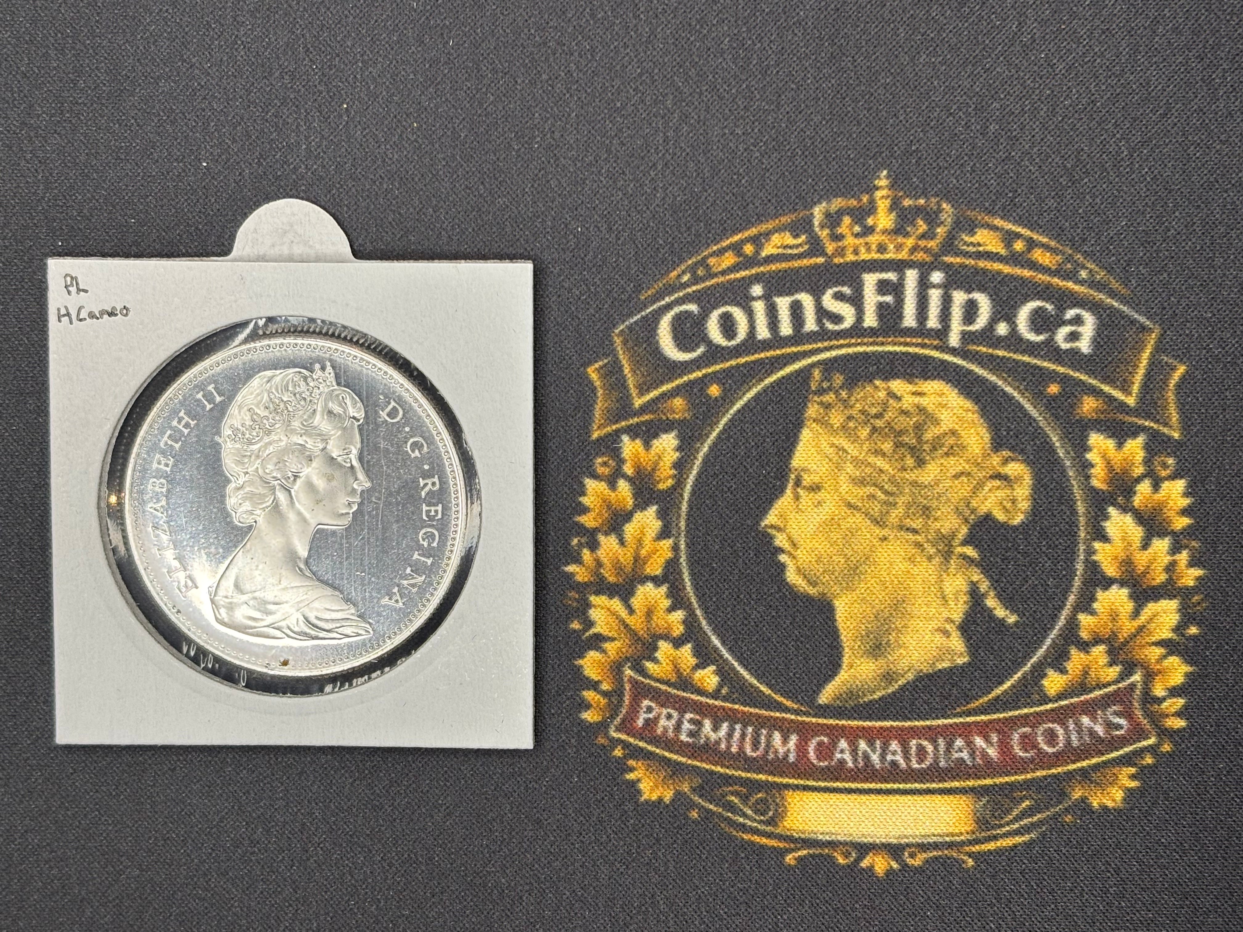 Canada Silver Coin - Dollar - 1967 PL Cameo