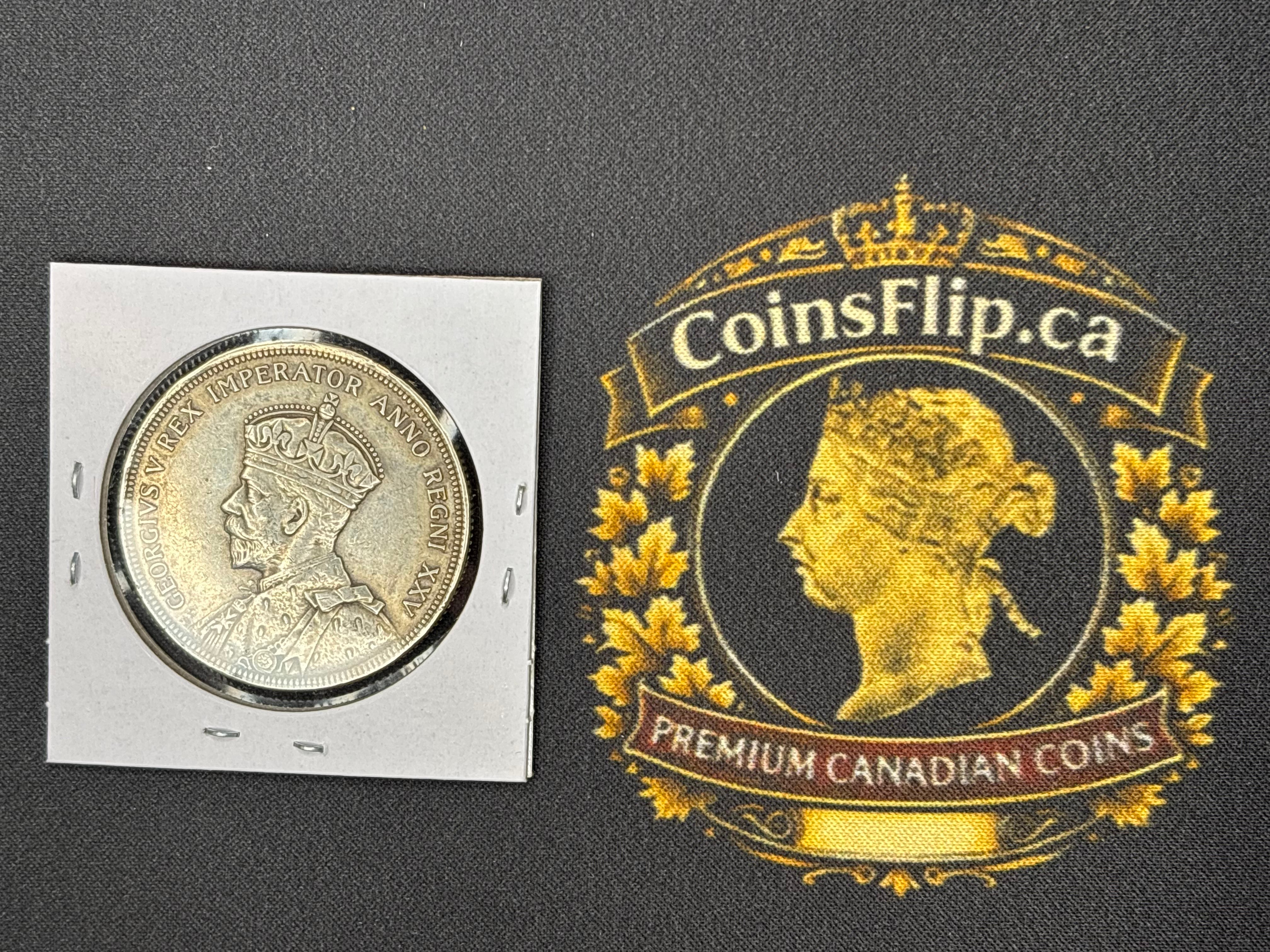 Canadian Silver Coin - Dollar - 1935