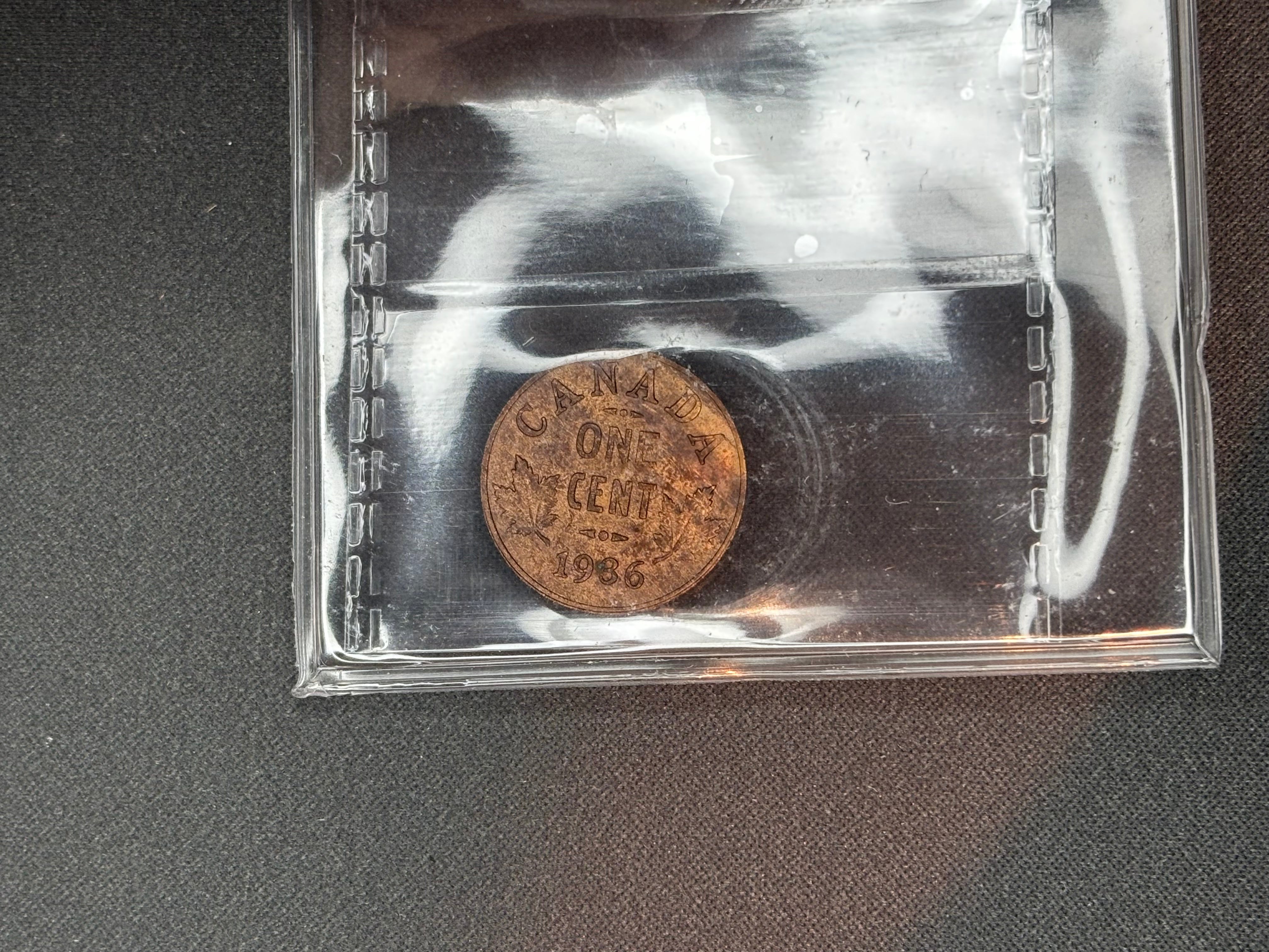 Canadian Coin - Penny - 1936 Red - MS64 ICCS