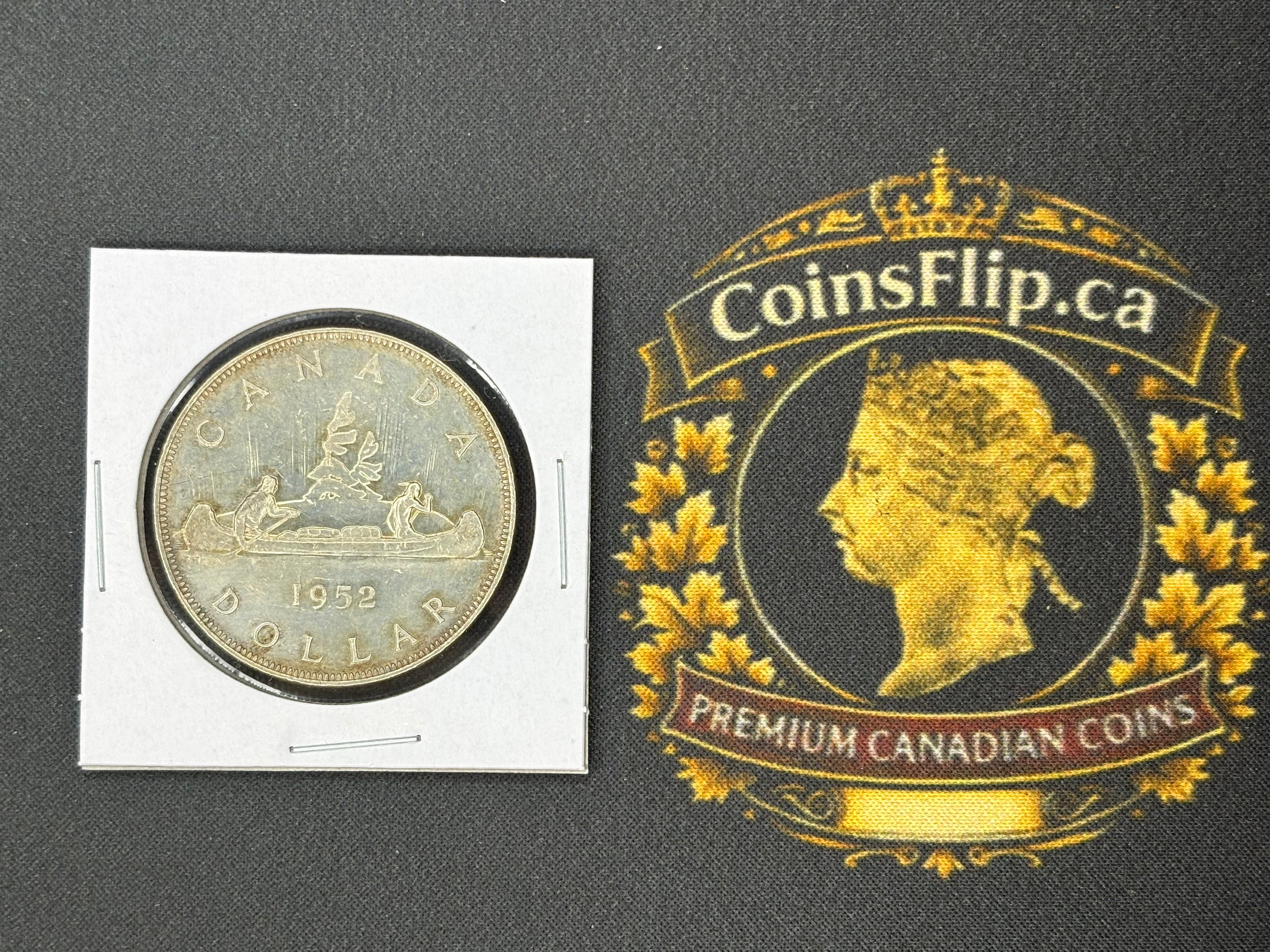 Canadian Silver Coin - Dollar - 1952 NWL