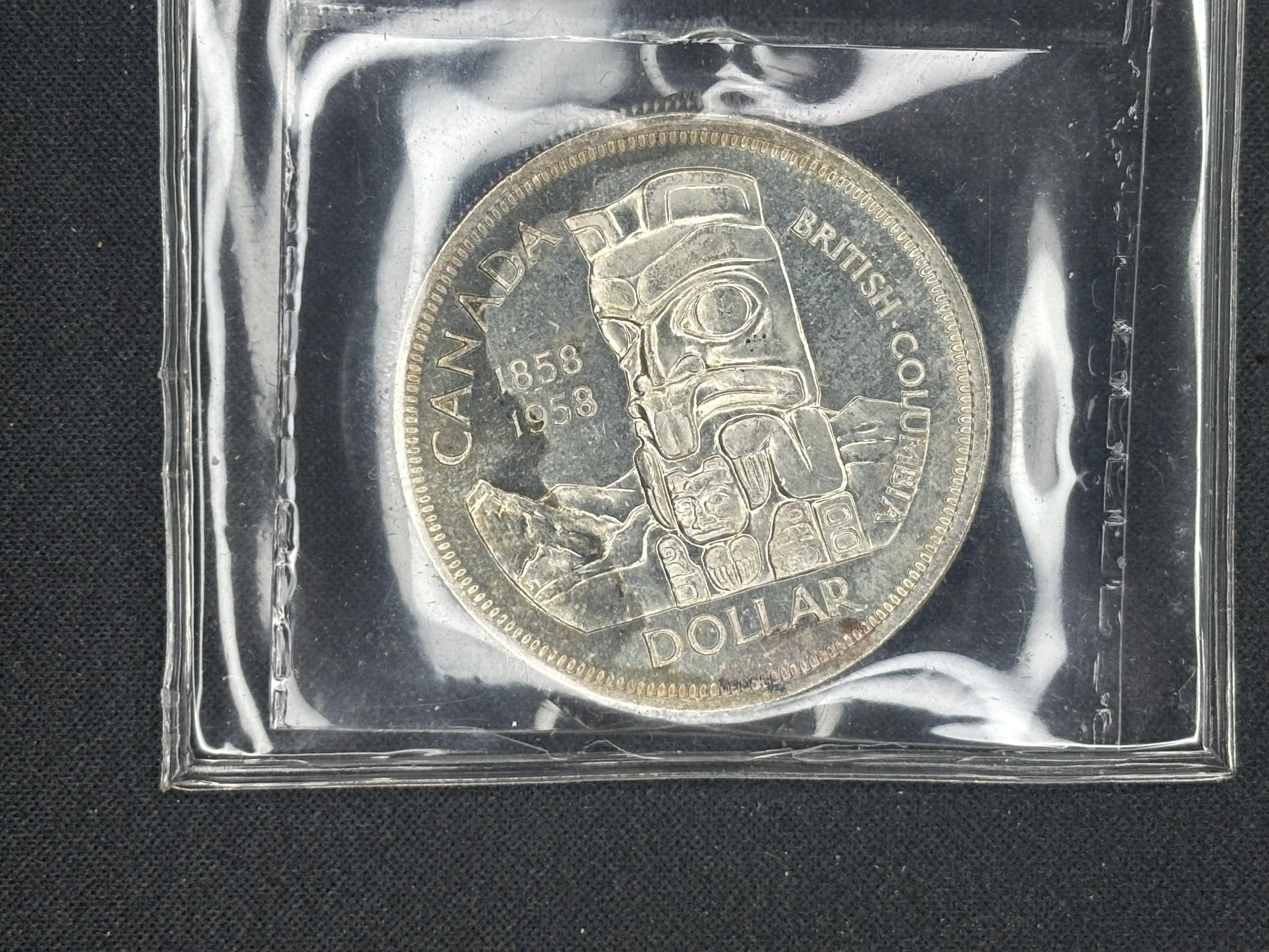Canadian Silver Coin - Dollar - 1958 Cameo - MS63 ICCS