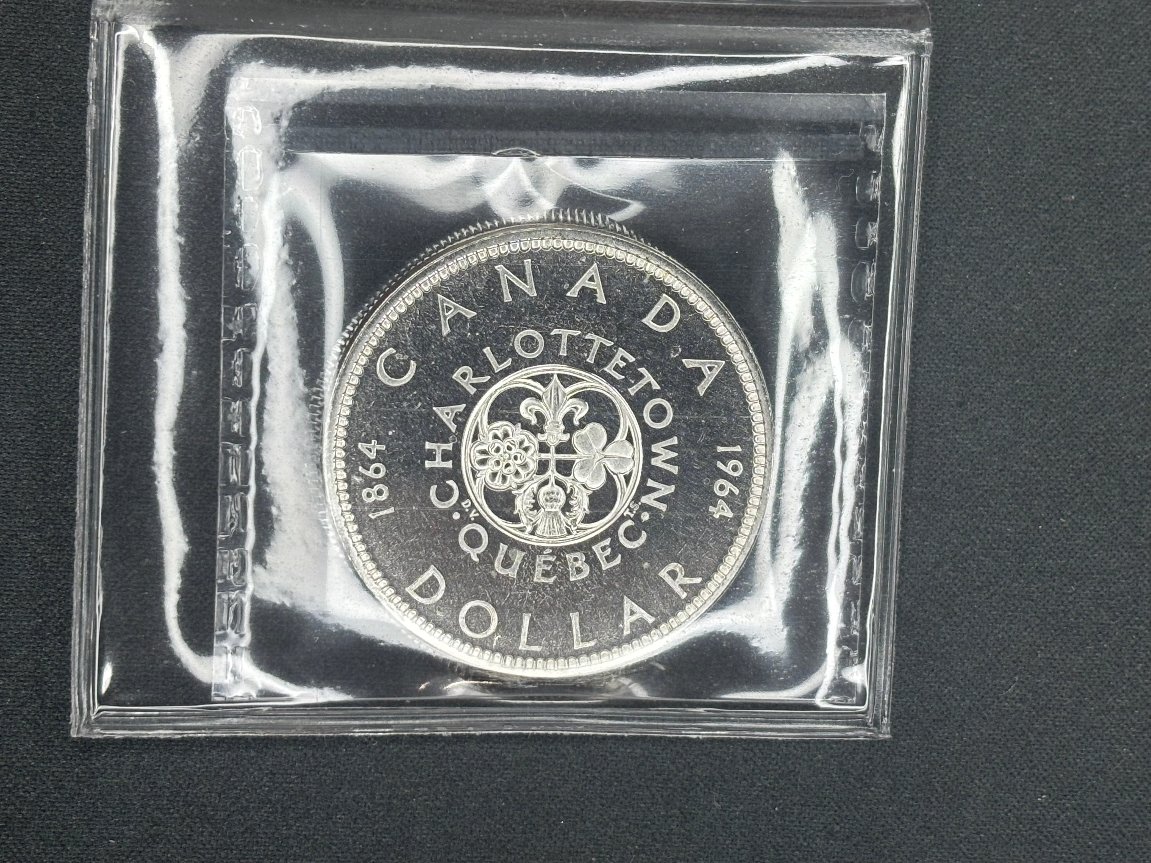 Canadian Silver Coin - Dollar - 1964 Cameo - PL65 ICCS