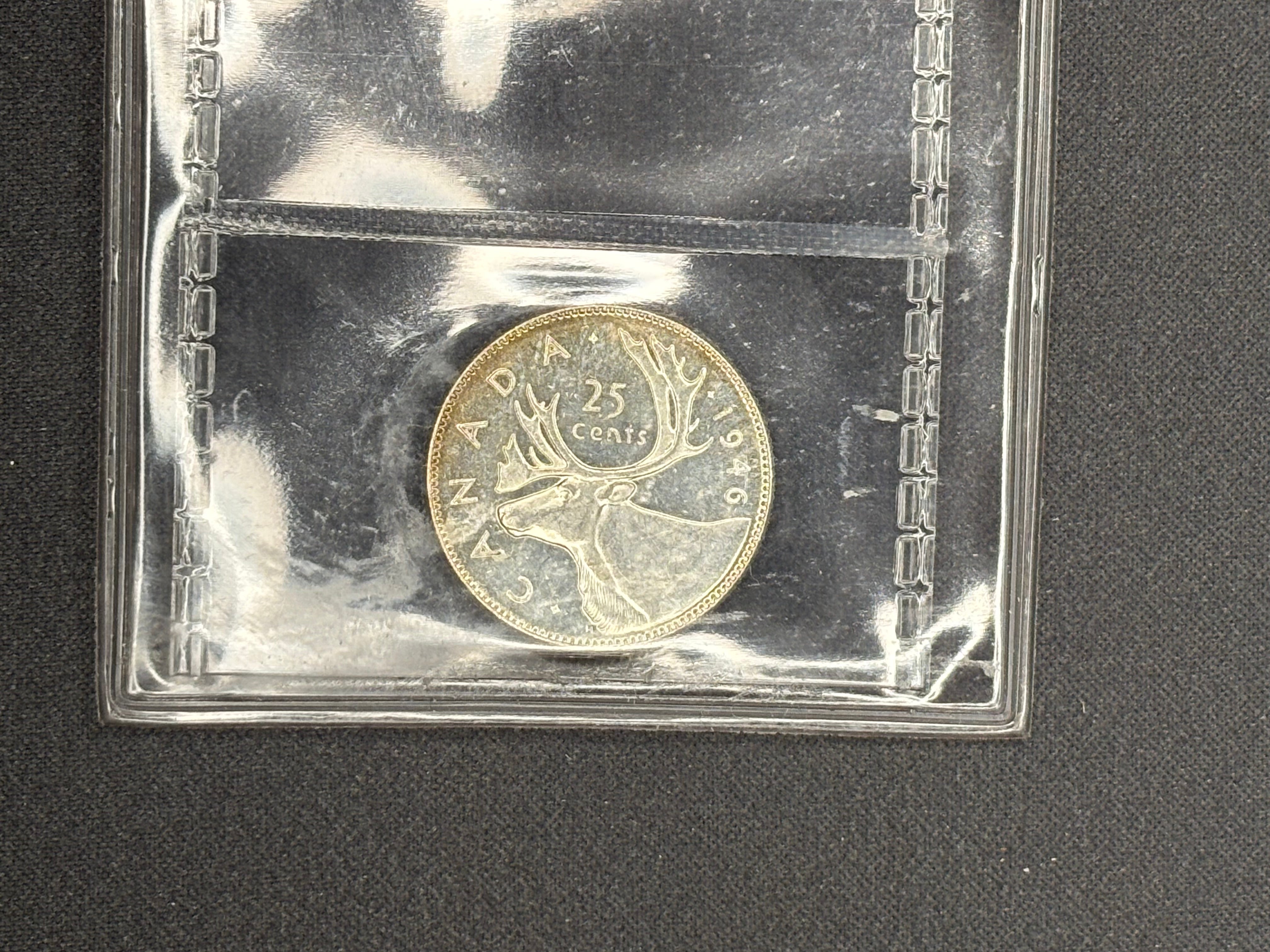 Canadian Silver Coin - 25 cents - 1946 - MS63 ICCS