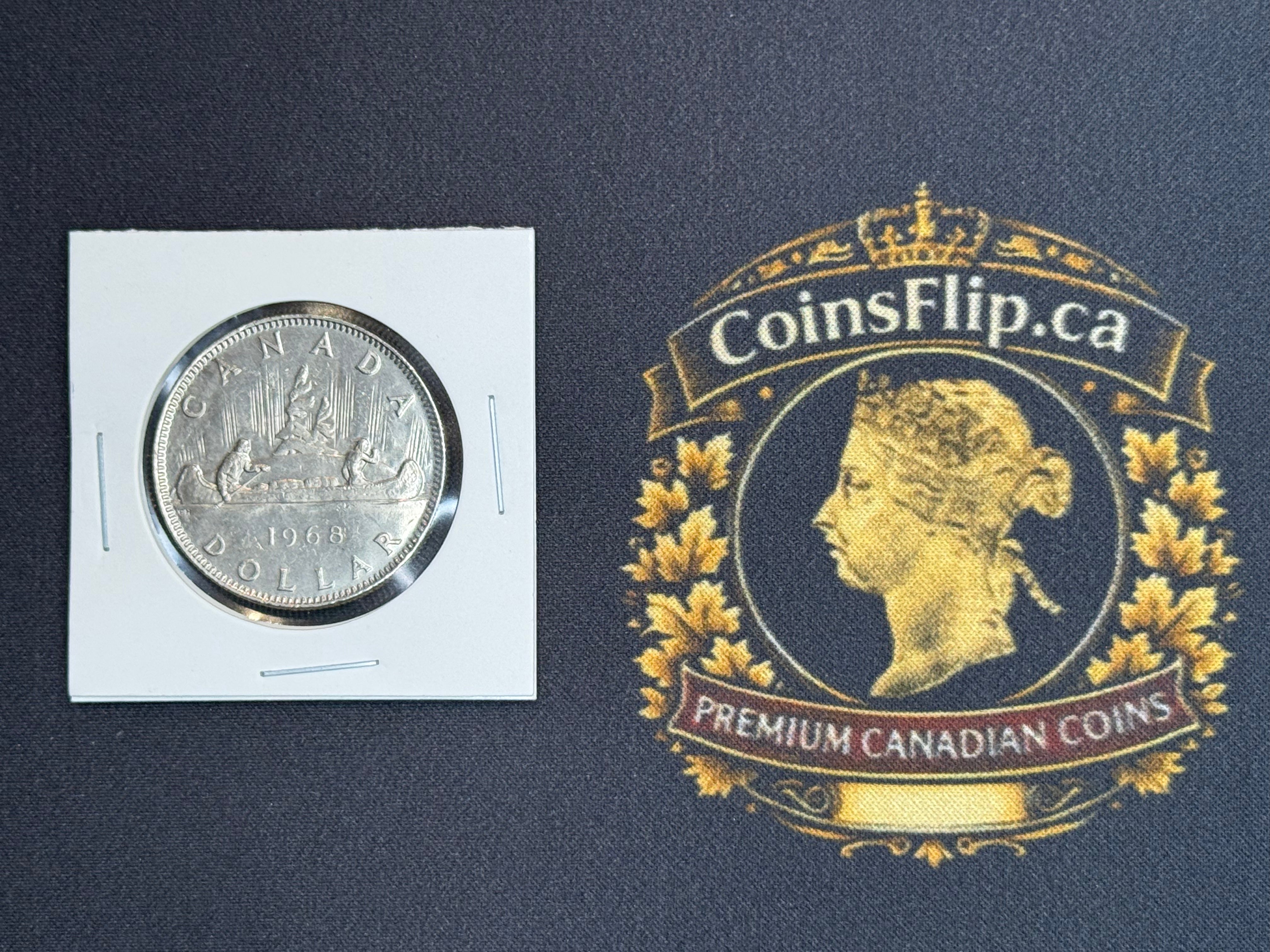 Canadian Nickel Dollar - 1968 MS63