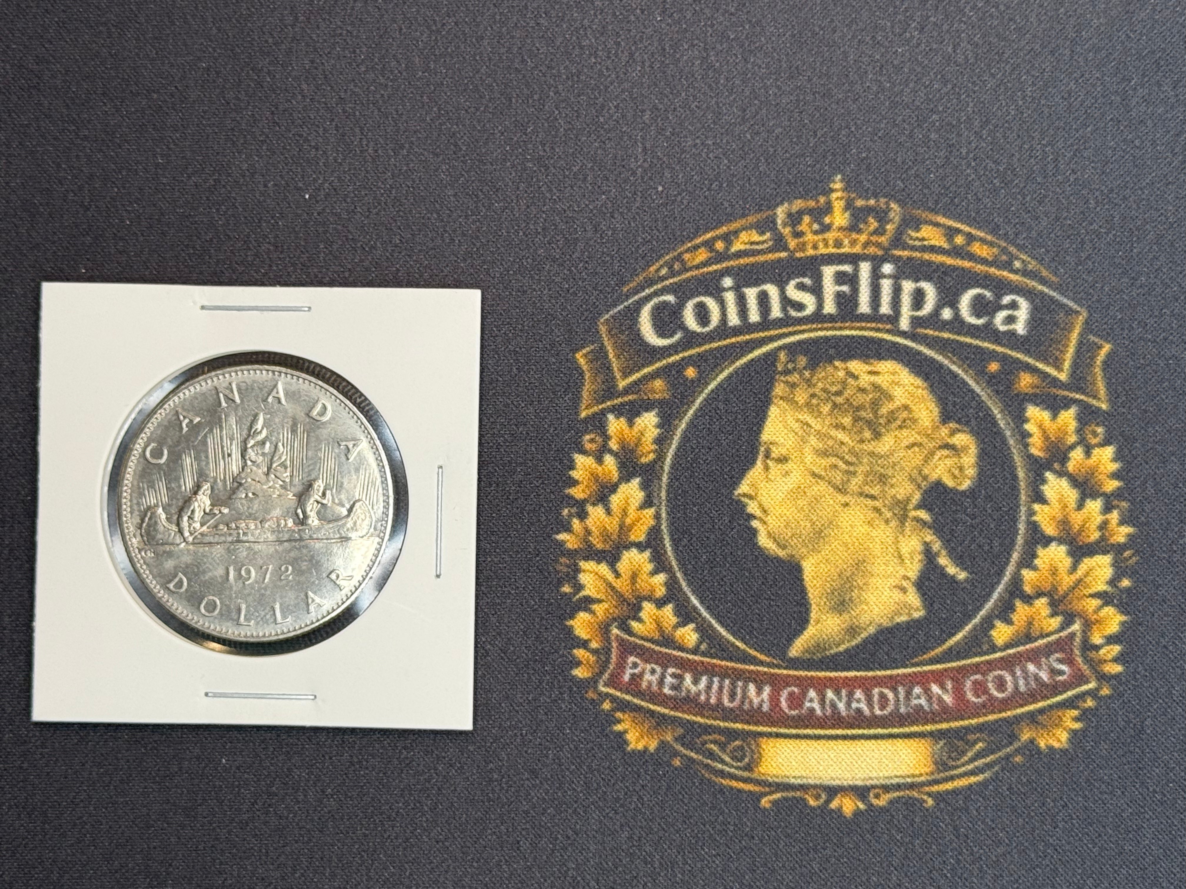 Canadian Nickel Dollar - 1972 MS63