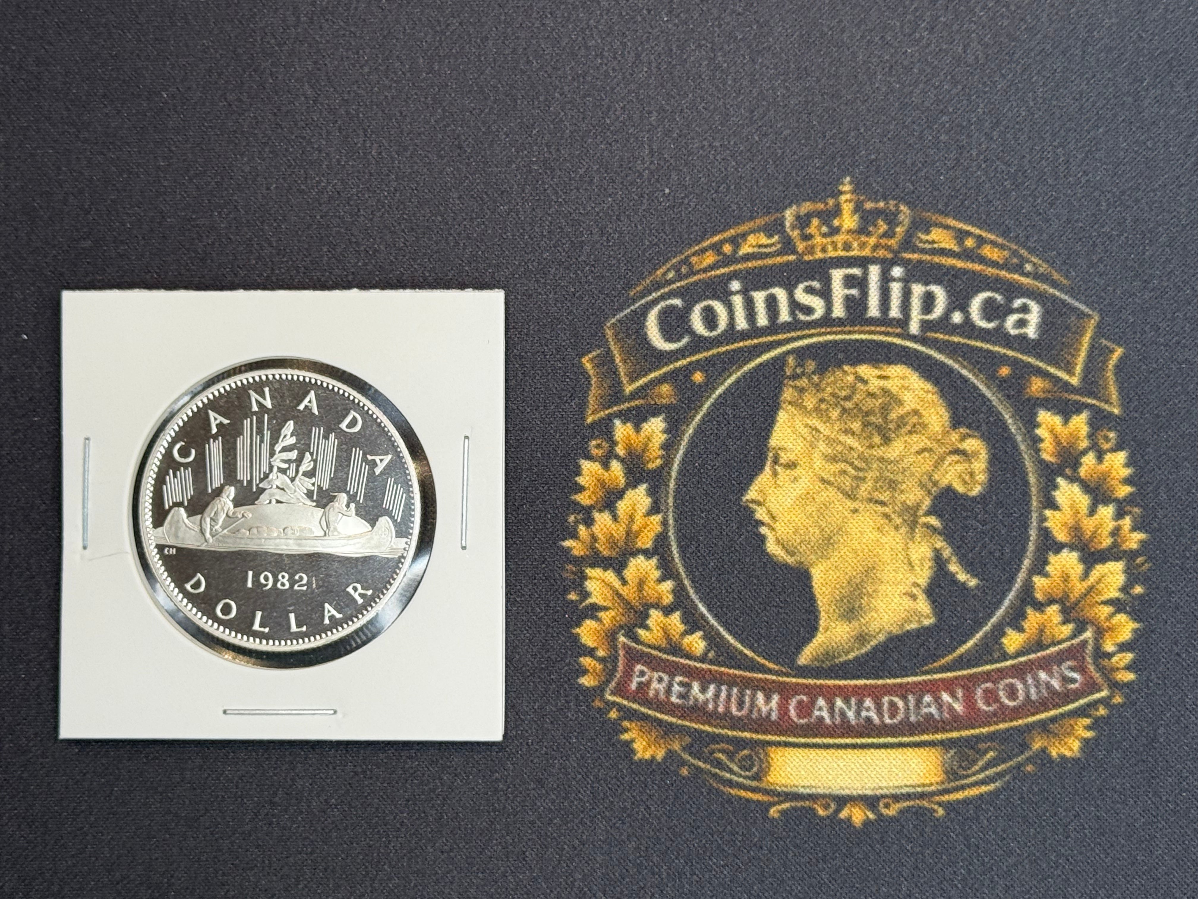 Canadian Nickel Dollar - 1982 PL