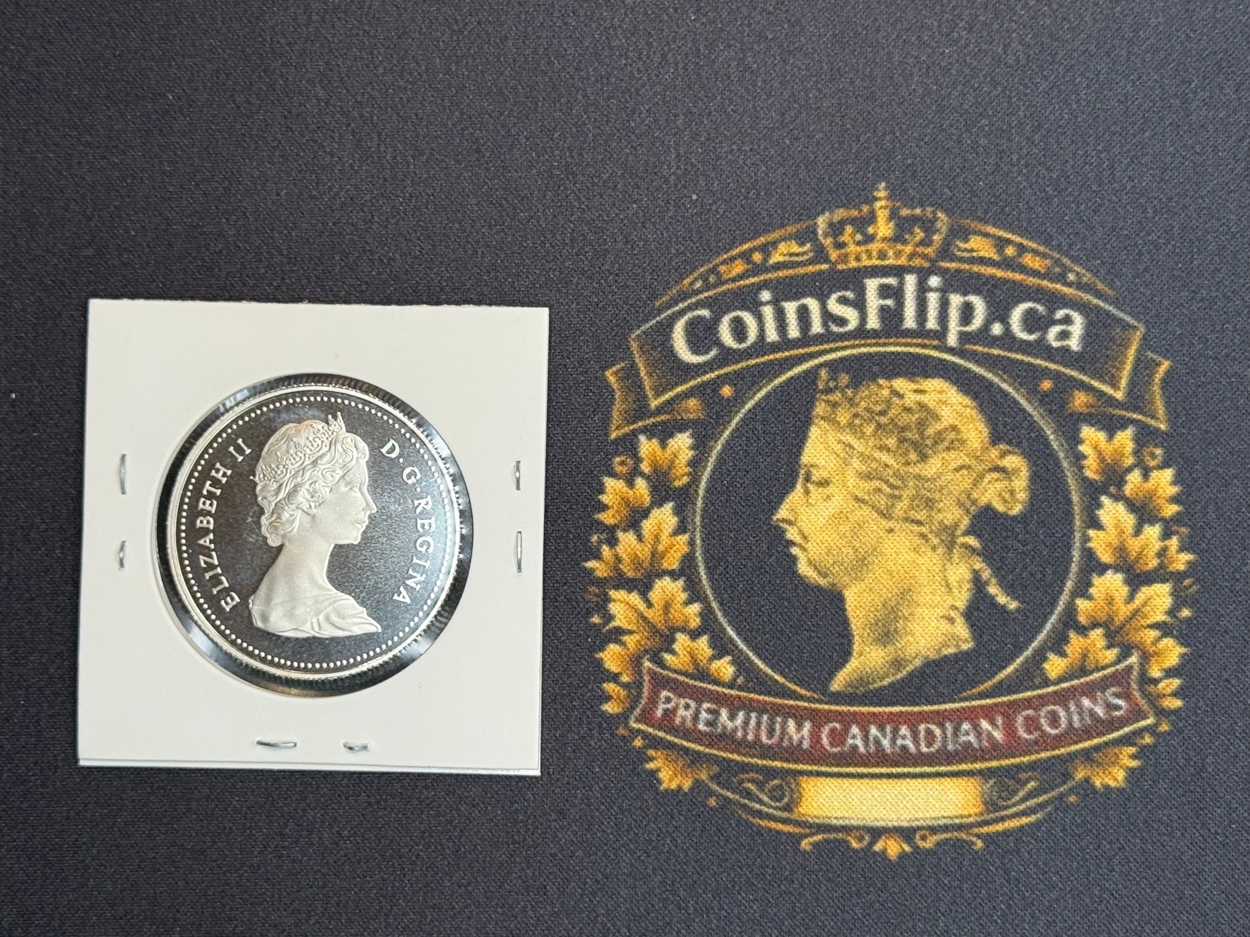 Canadian Nickel Dollar - 1982 PL