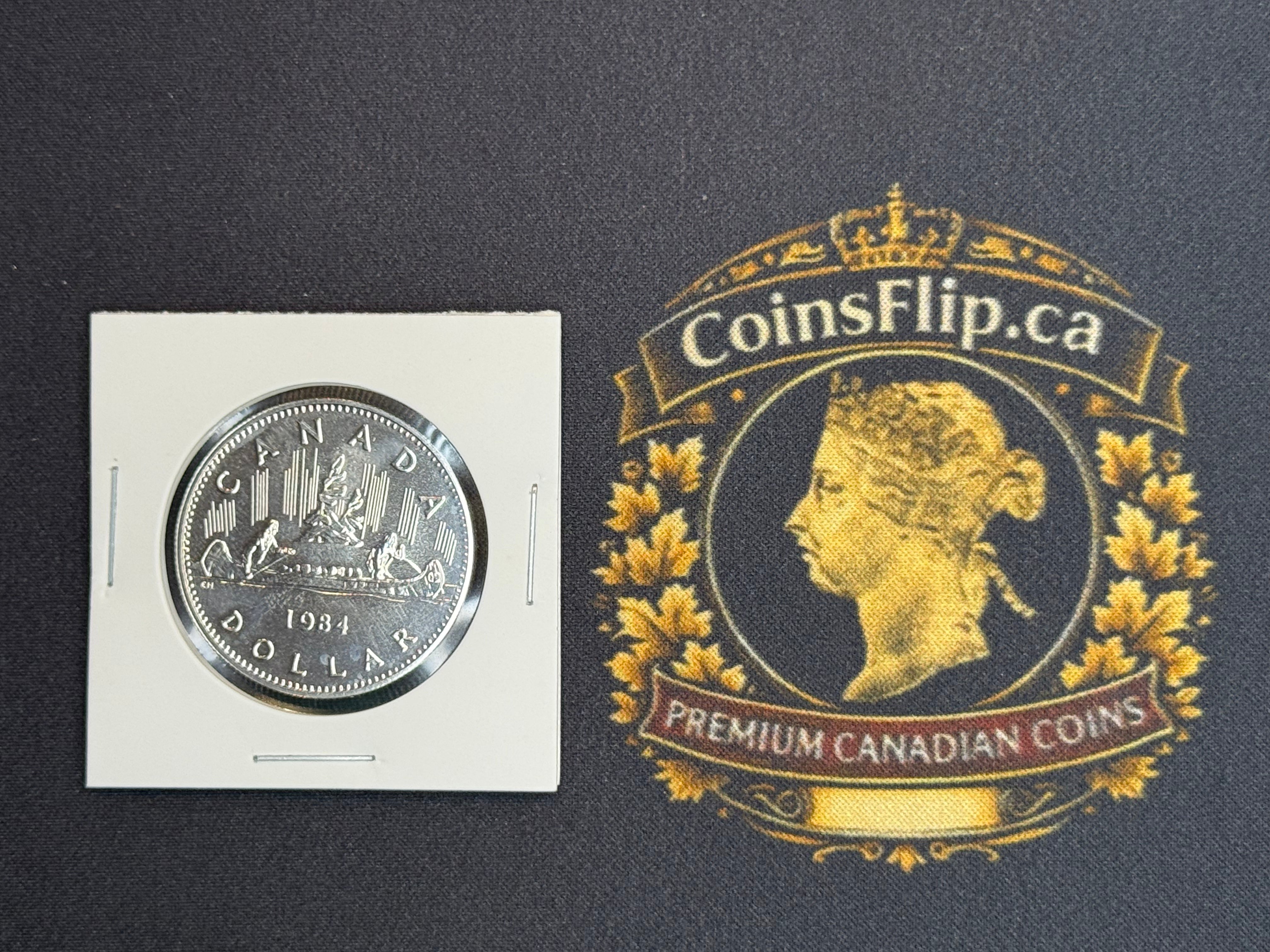 Canadian Nickel Dollar - 1984 PL65