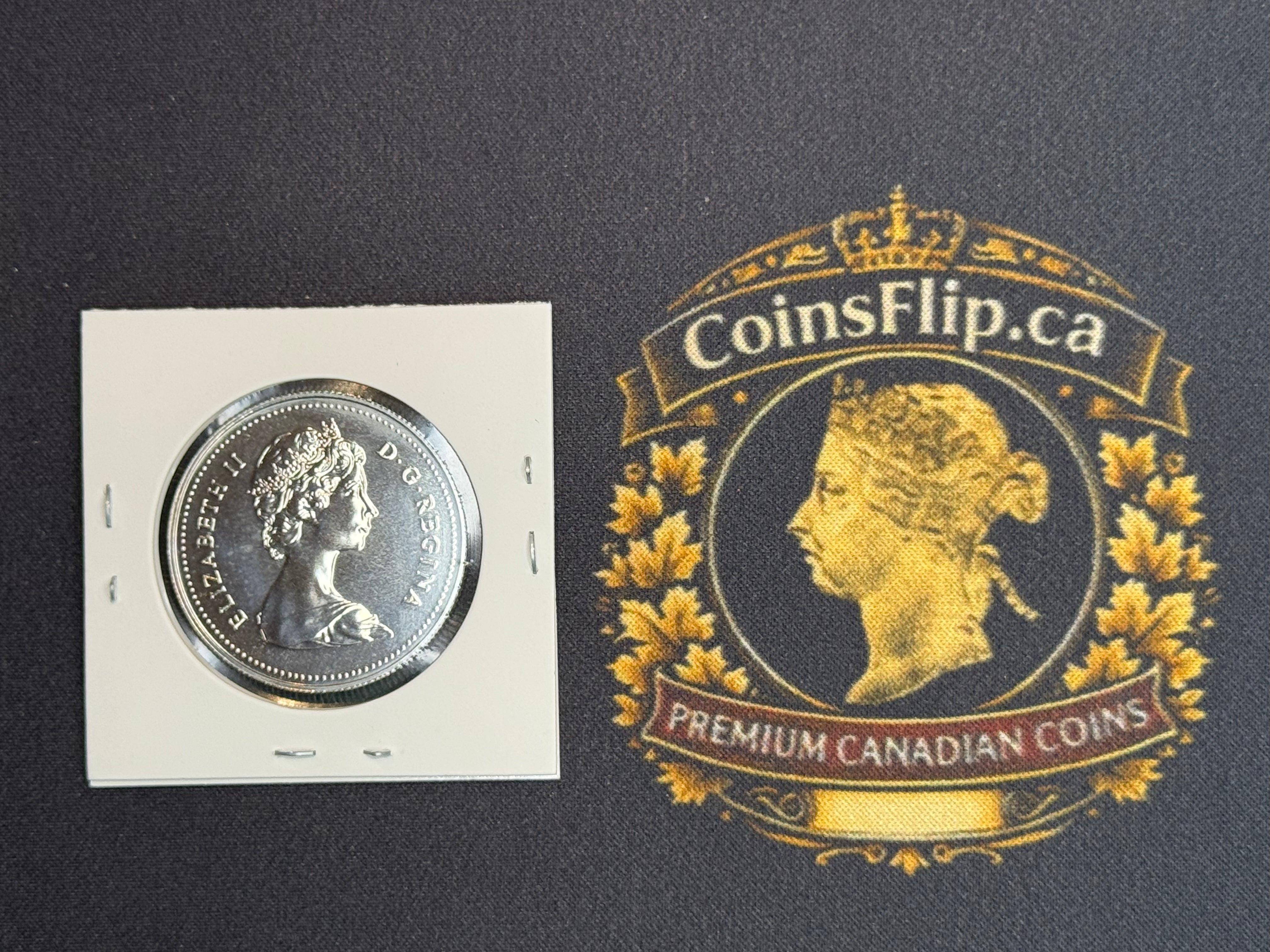 Canadian Nickel Dollar - 1984 PL65