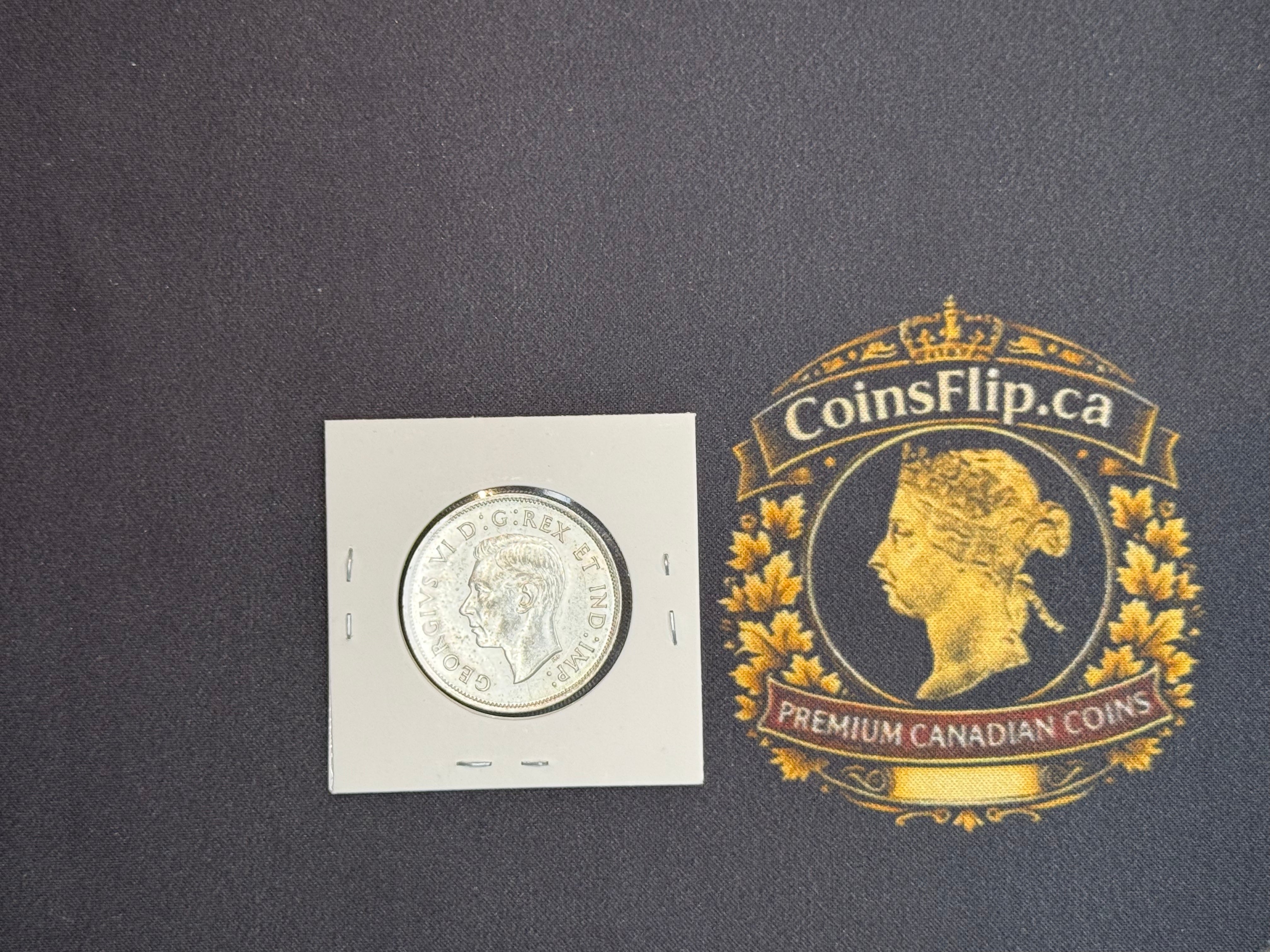 Canada Silver Coin - 50 cents - 1937