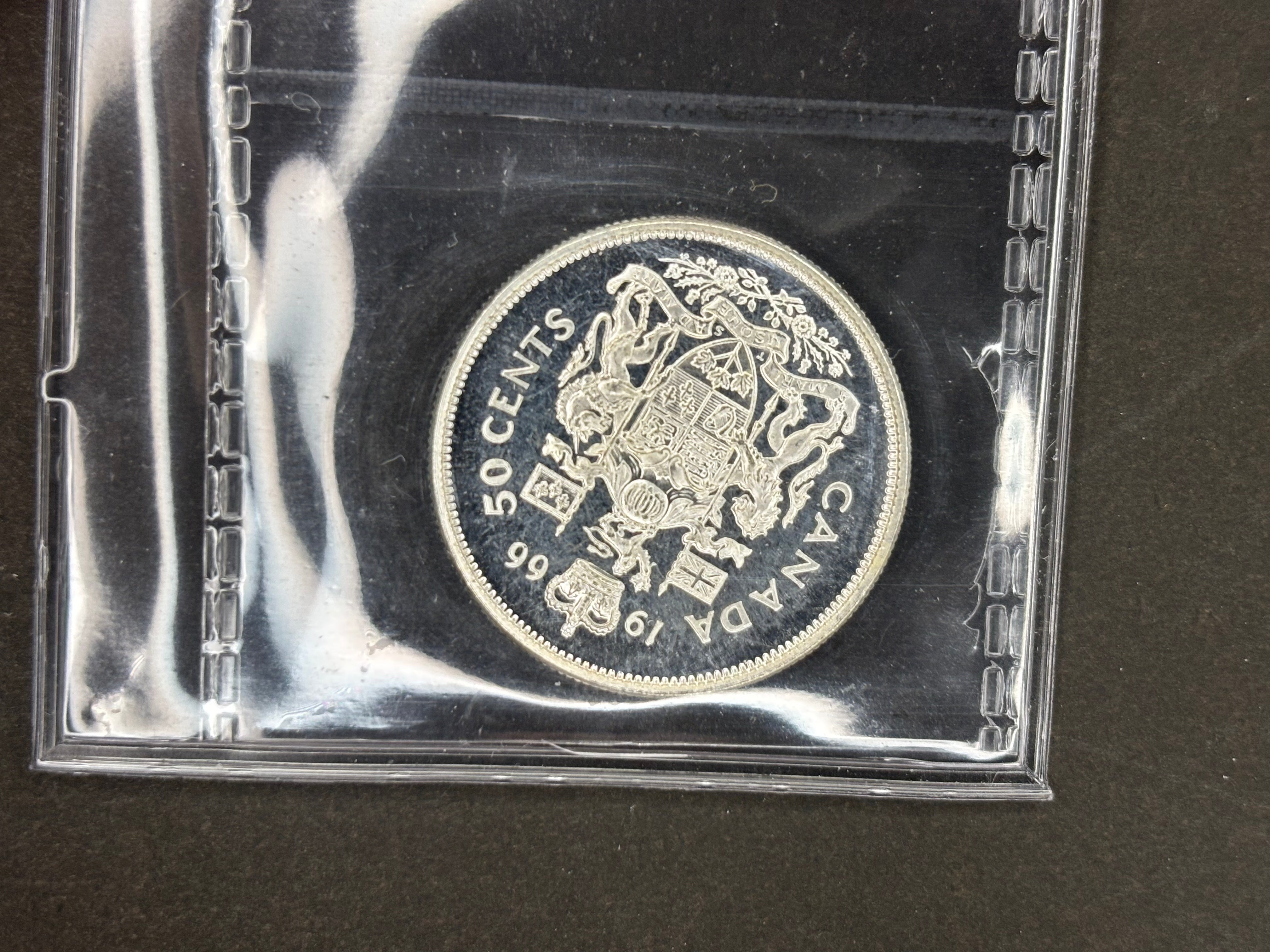 Canada Silver Coin - 50 cents - 1966 Cameo / ICCS PL65