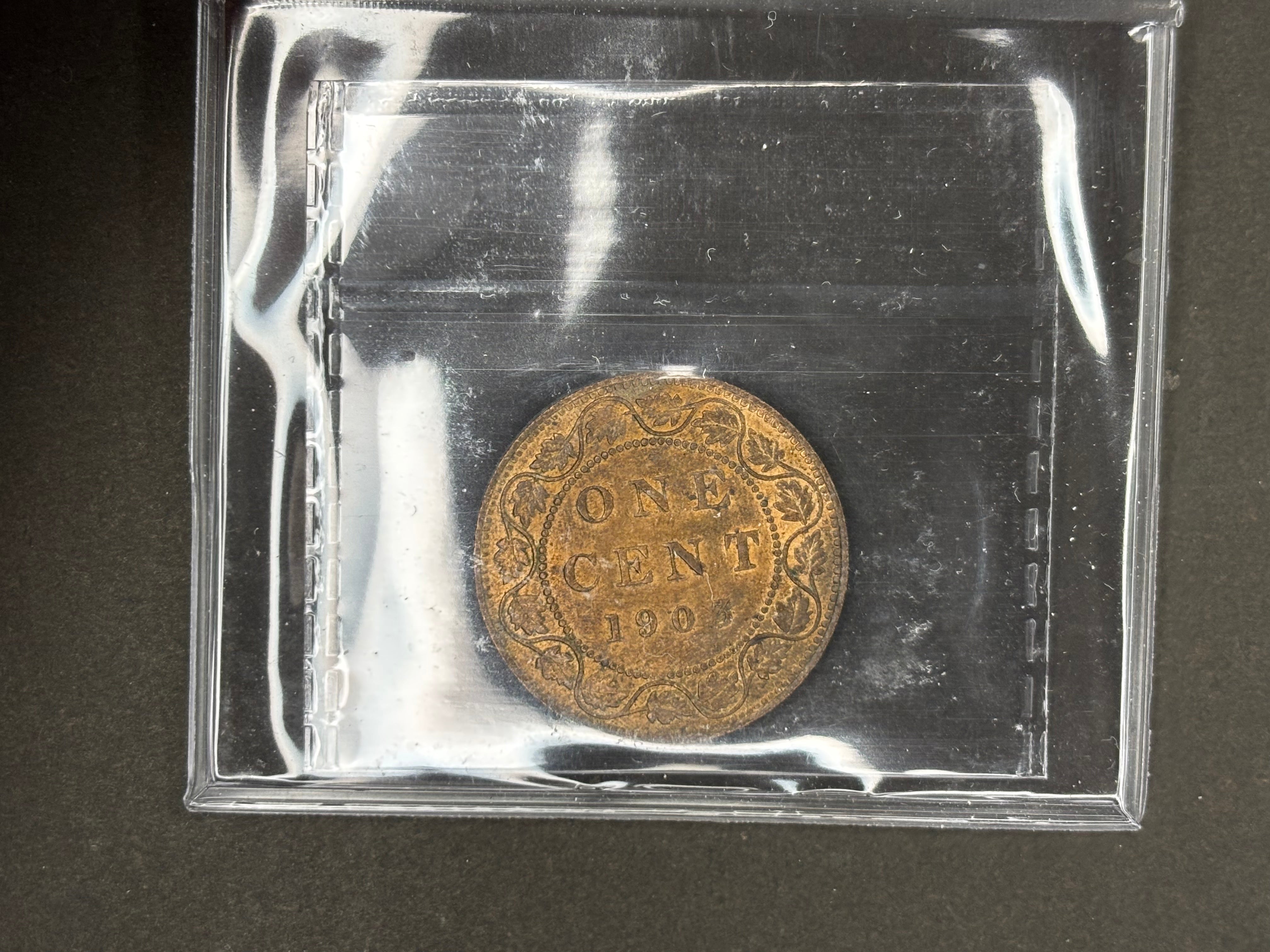 Canadian Coin - Penny - 1903 Red & Brown - ICCS MS62