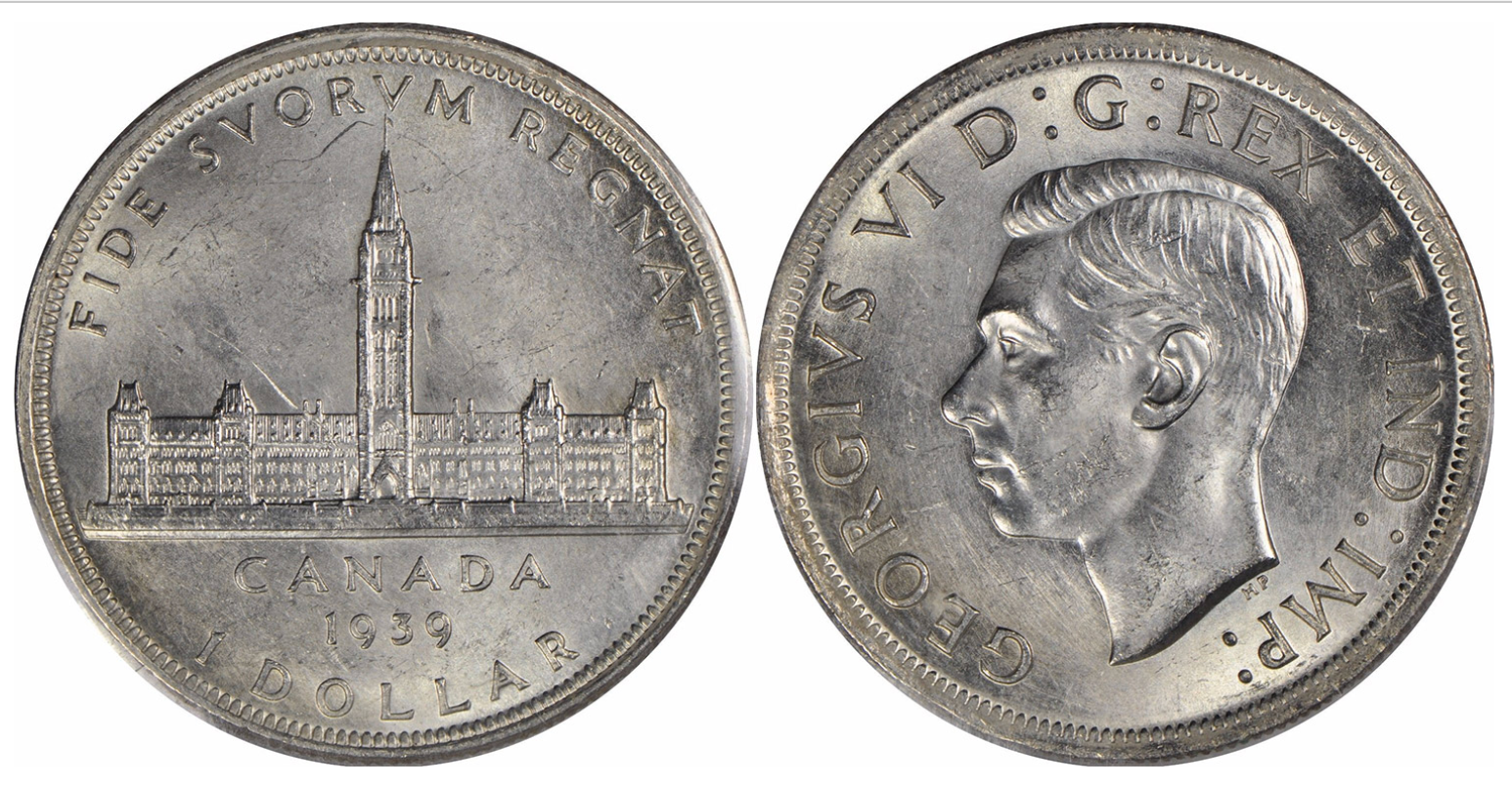 The 1939 Canadian Commemorative Silver Dollar: Celebrating a Historic Royal Visit
