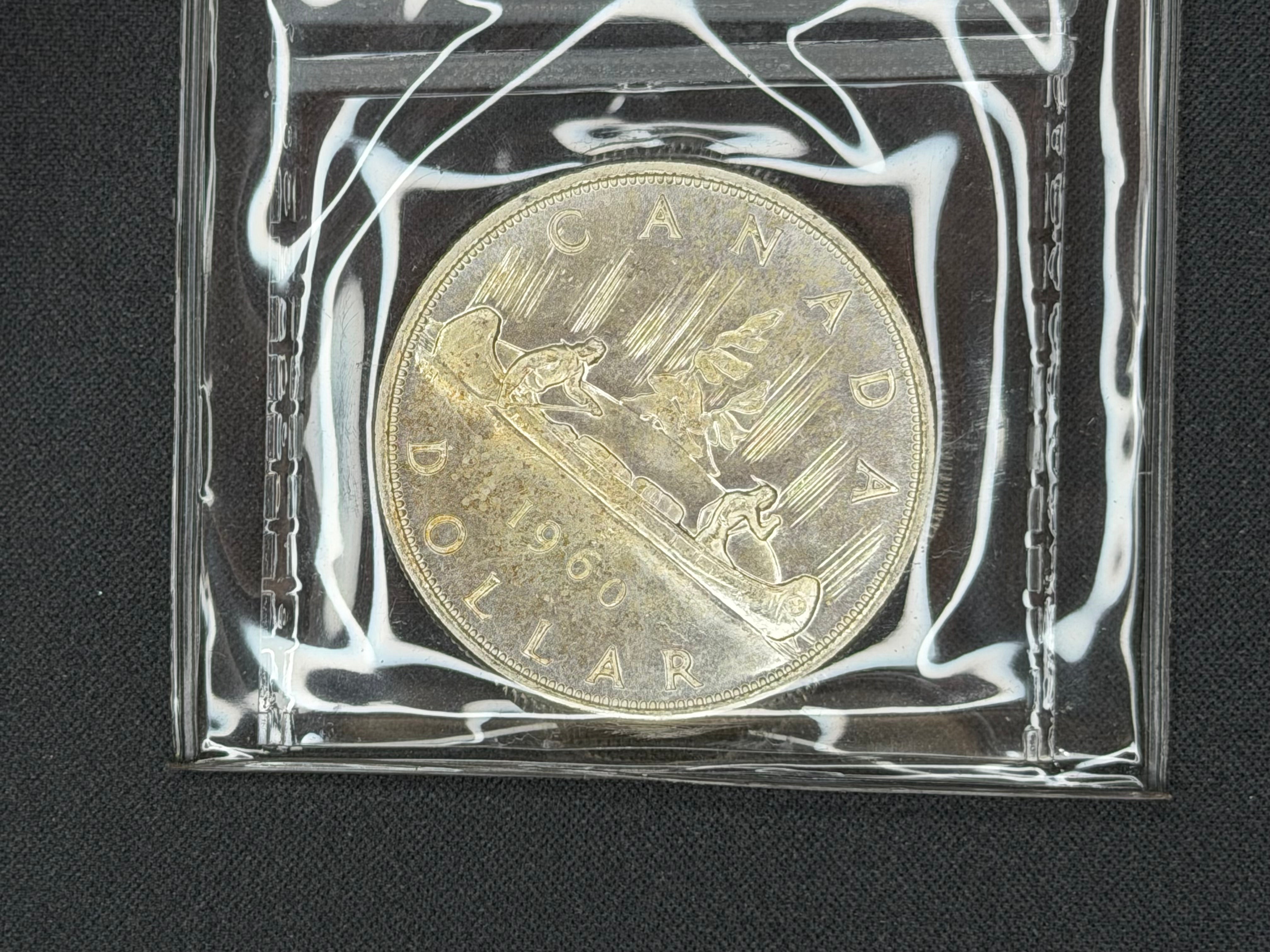 Canadian Silver Coin - Dollar - 1960 - MS64 ICCS