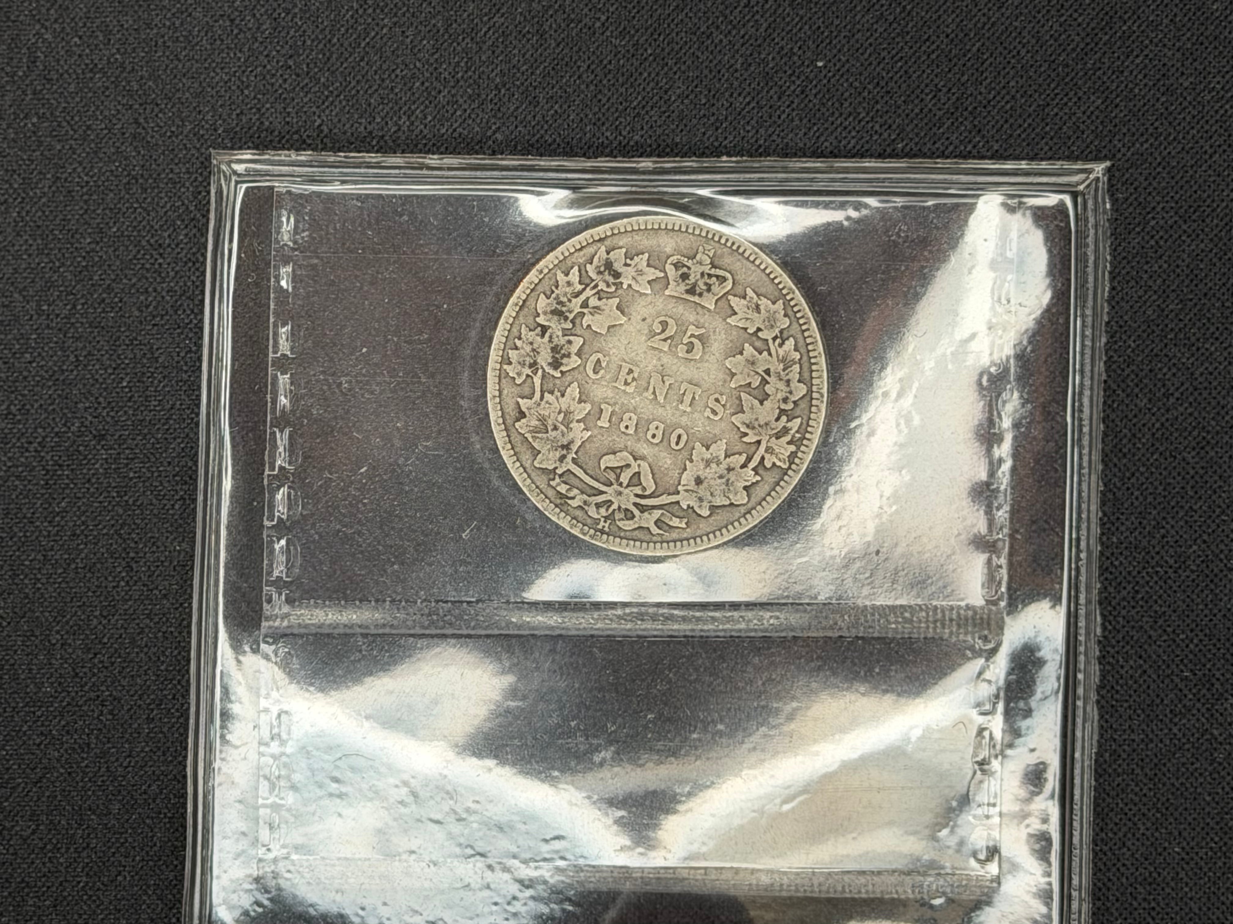 Canadian Silver Coin - 25 cents -1880H Narrow 0 - G6 ICCS