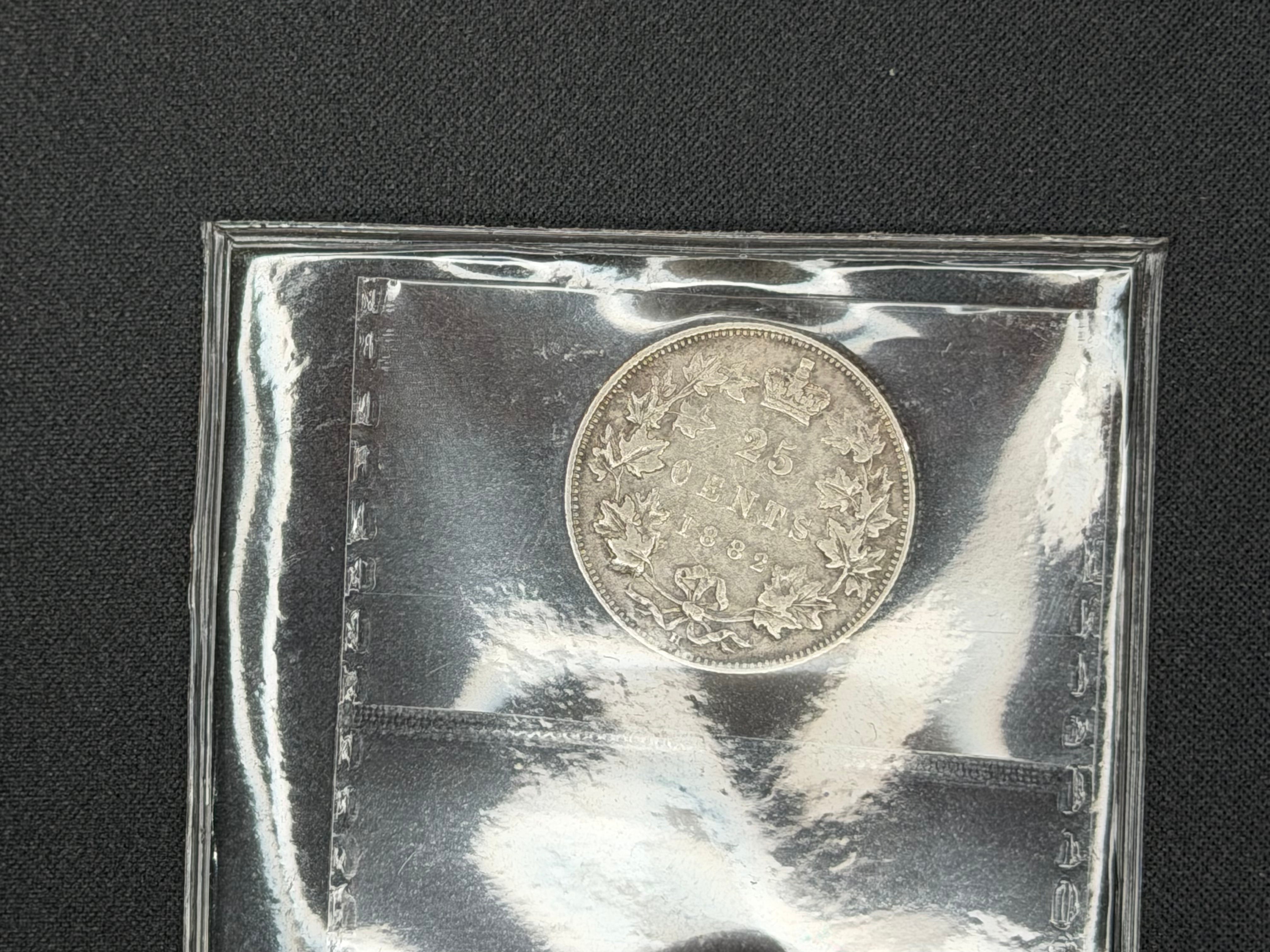 Canadian Silver Coin - 25 cents -1882H - VF20 ICCS