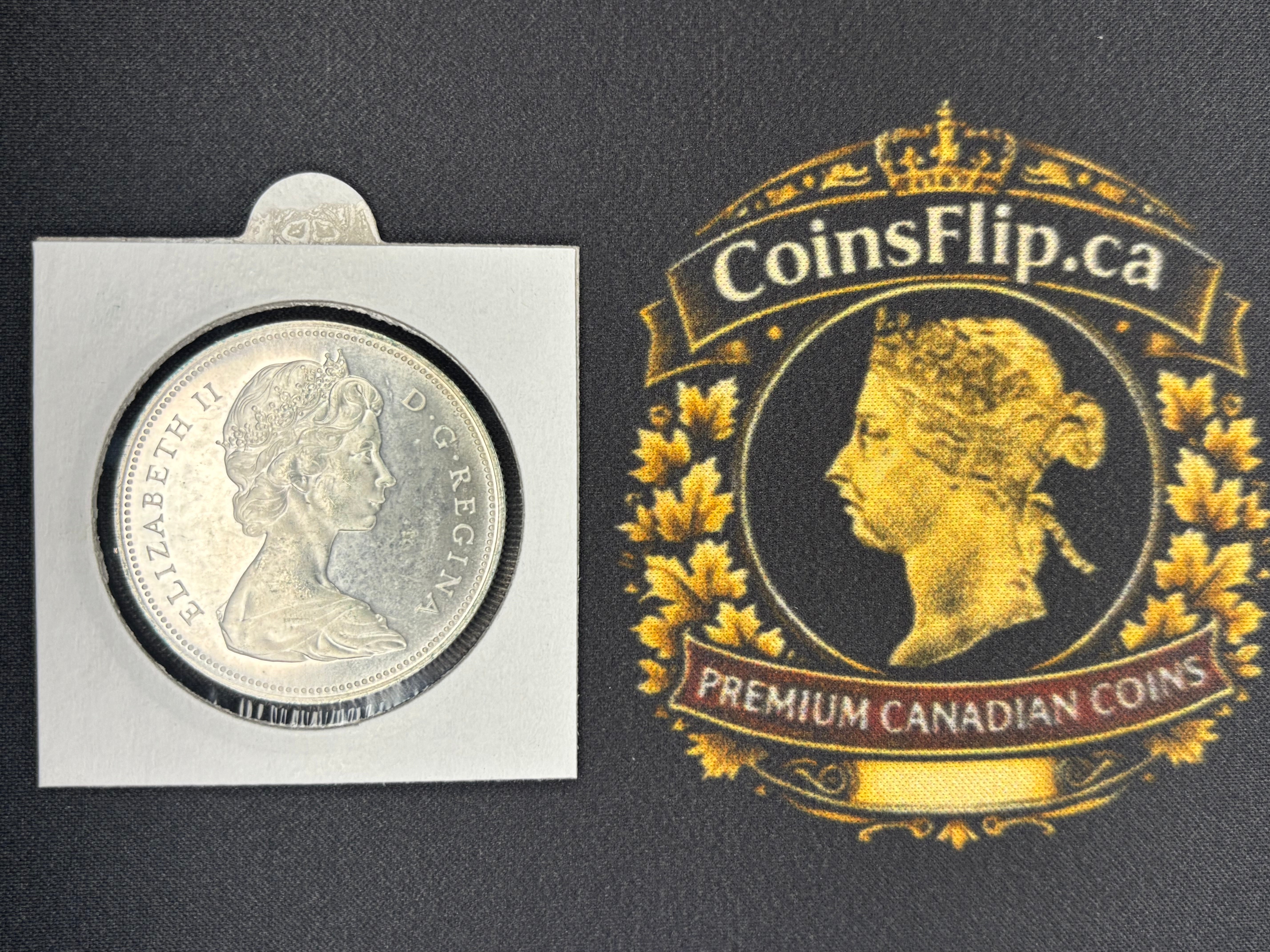 Canadian Silver Coin - Dollar - 1966 UNC