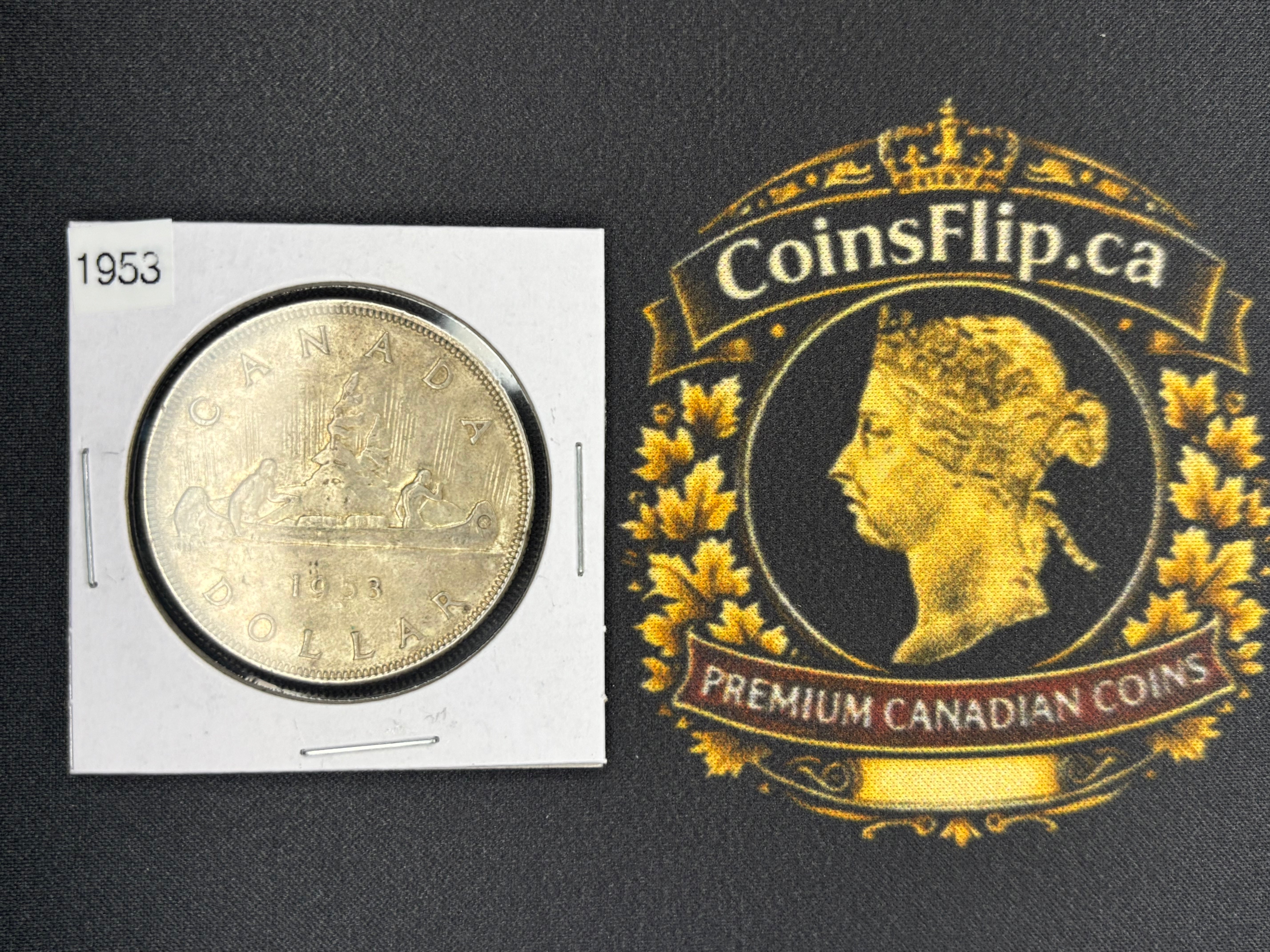 Canadian Silver Coin - Dollars - 1953