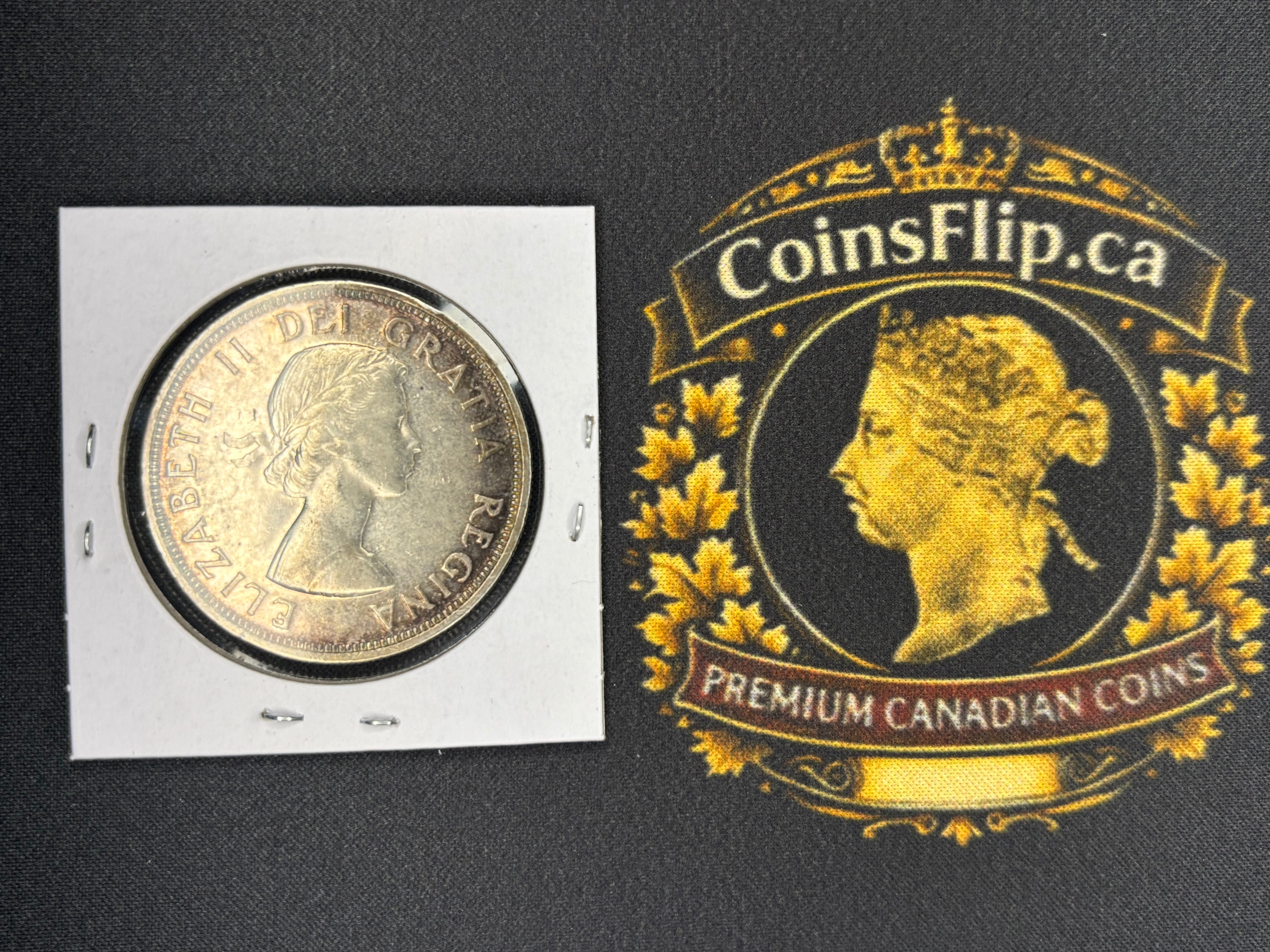 Canadian Silver Coin - Dollars - 1954