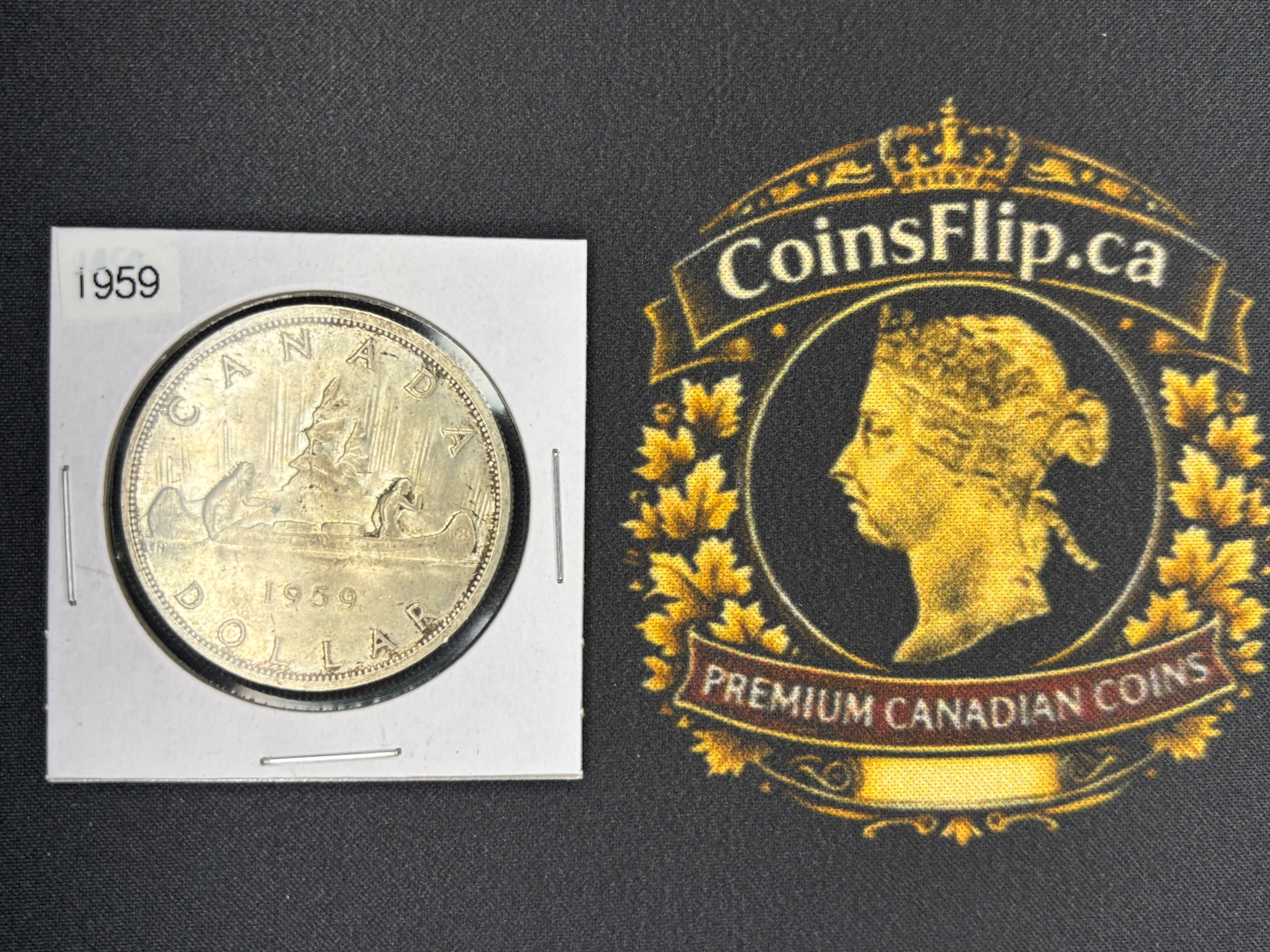 Canadian Silver Coin - Dollars - 1959