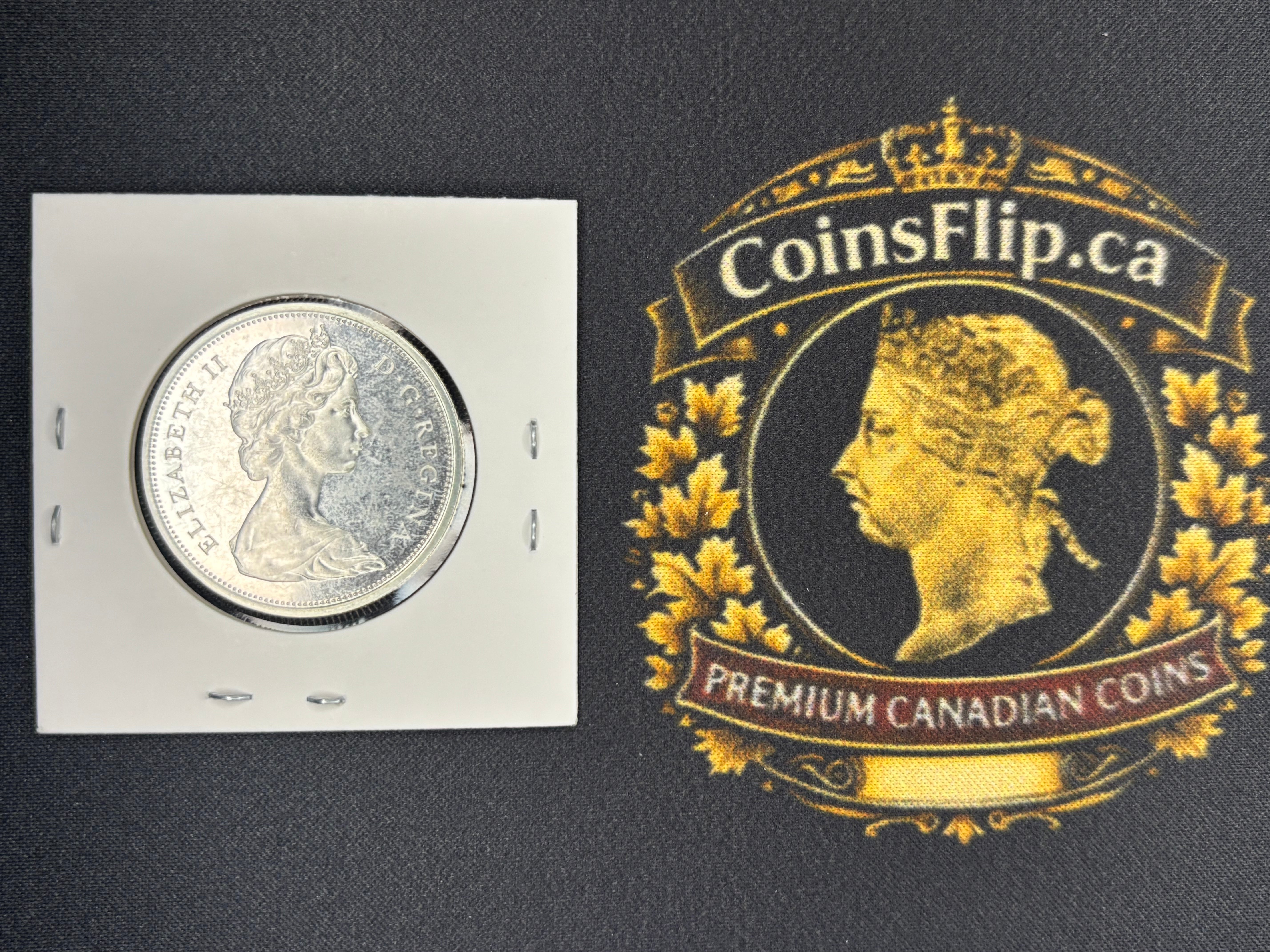 Canada Silver Coin - 50 cents - 1966 UNC