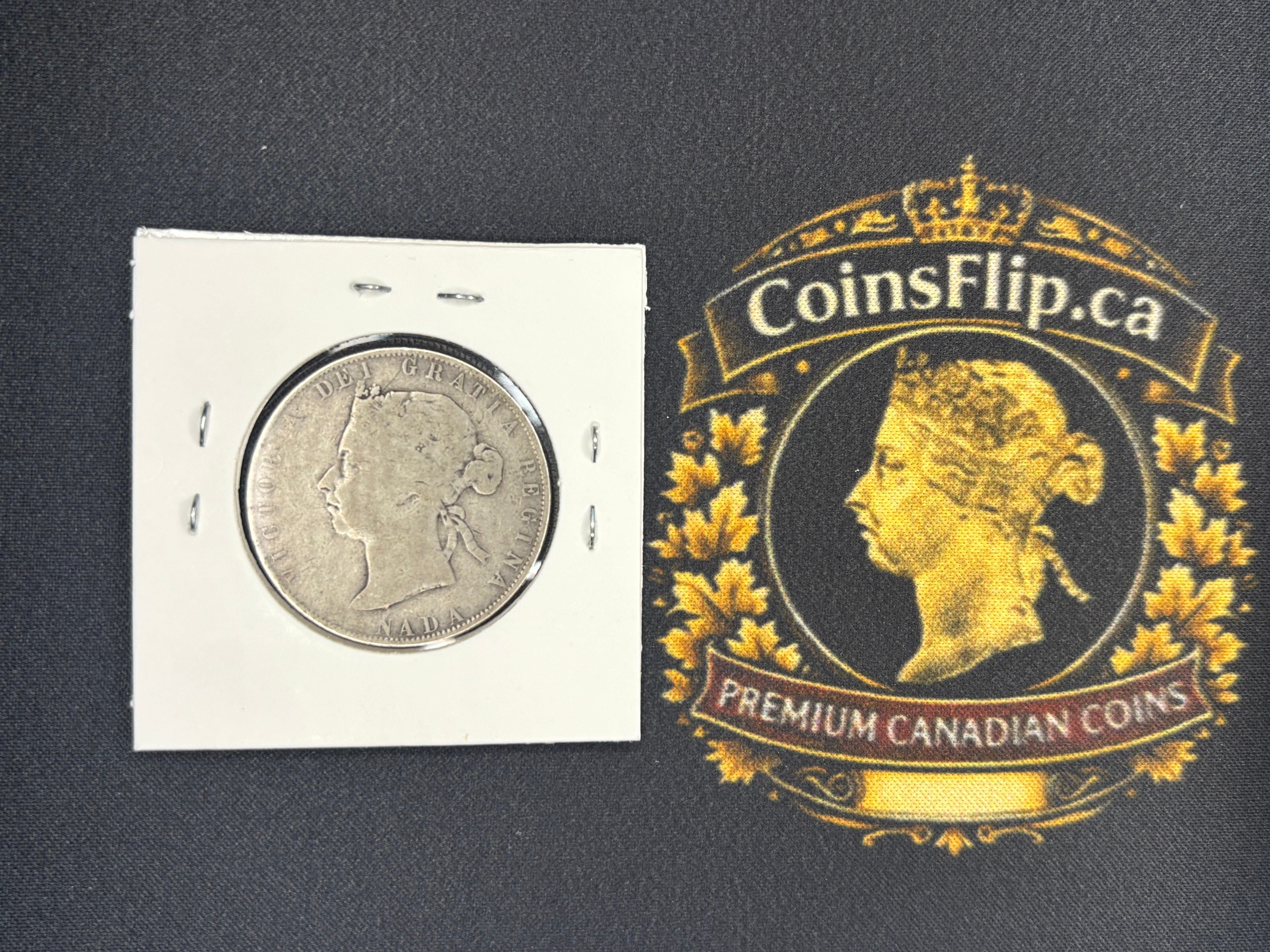 Canada Silver Coin - 50 cents - 1900