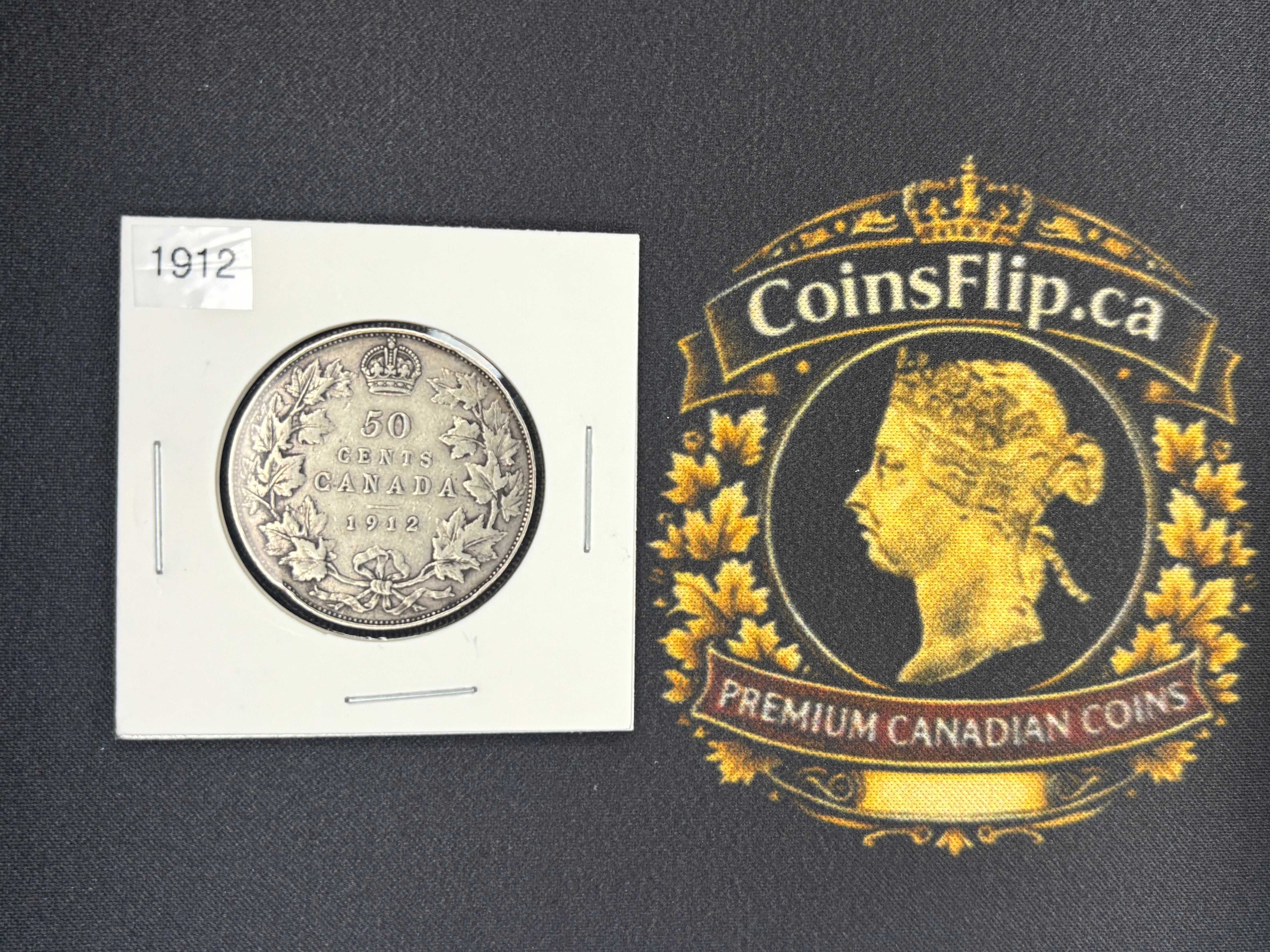 Canada Silver Coin - 50 cents - 1912