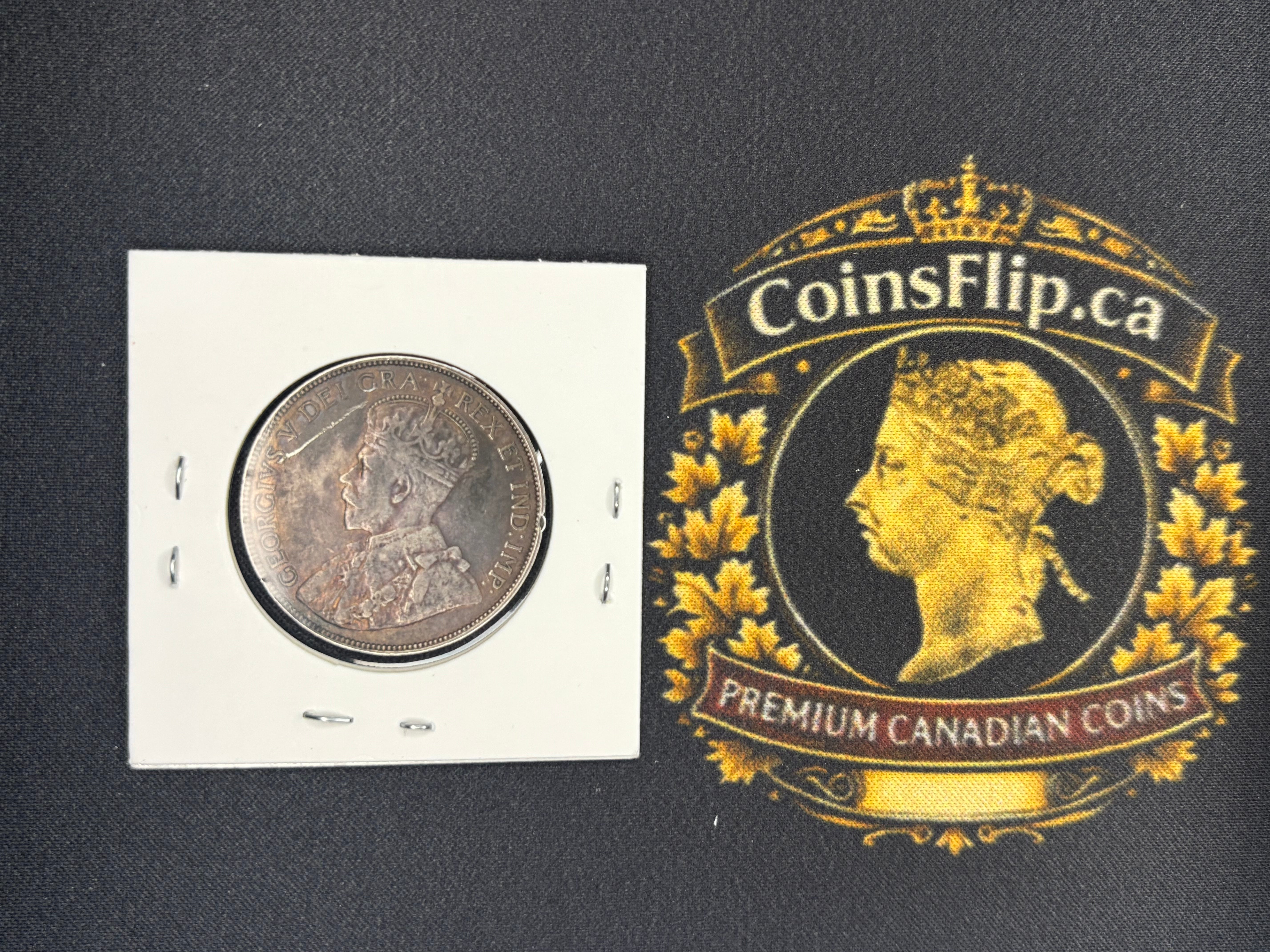 Canada Silver Coin - 50 cents - 1914