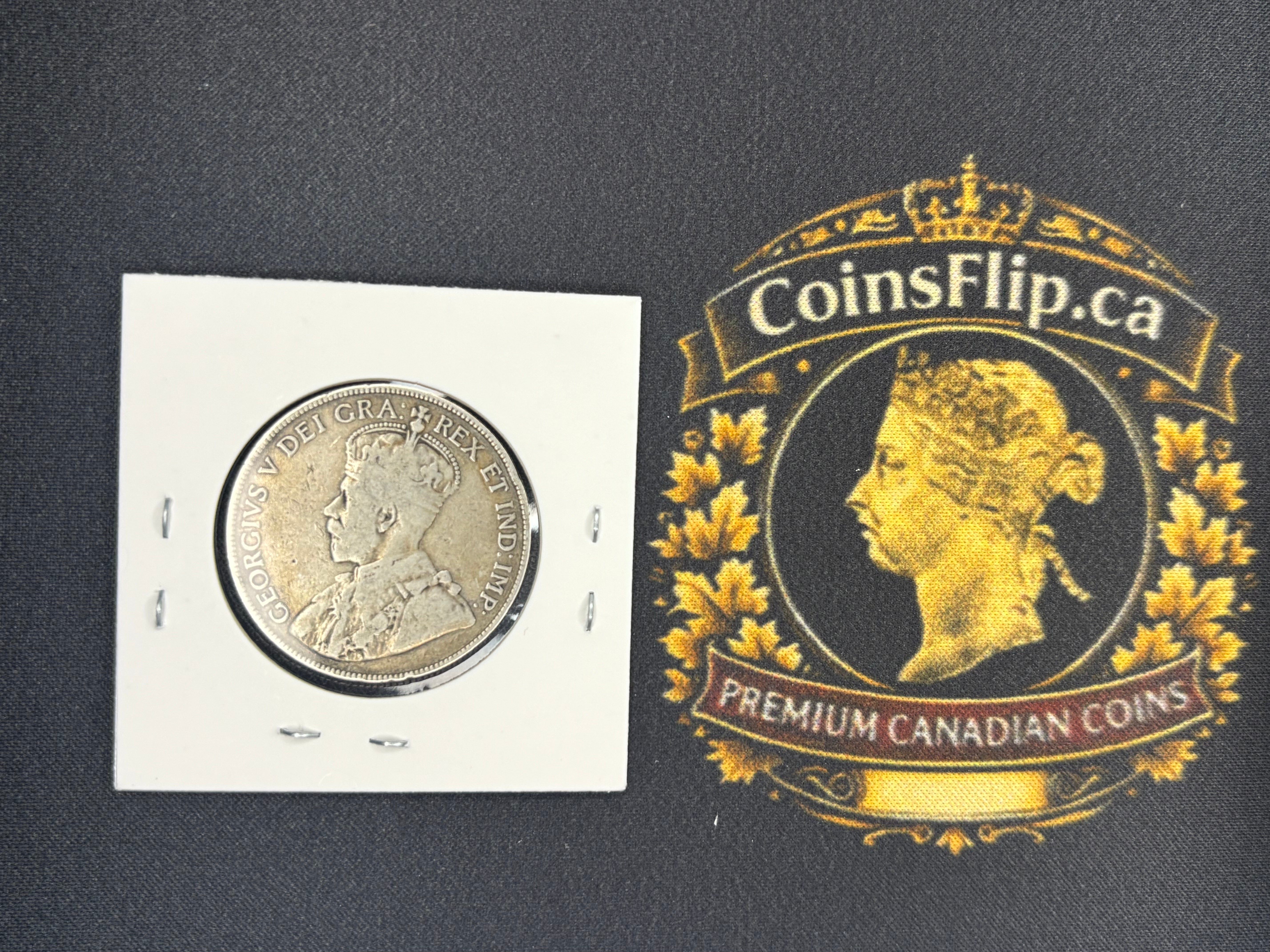 Canada Silver Coin - 50 cents - 1919