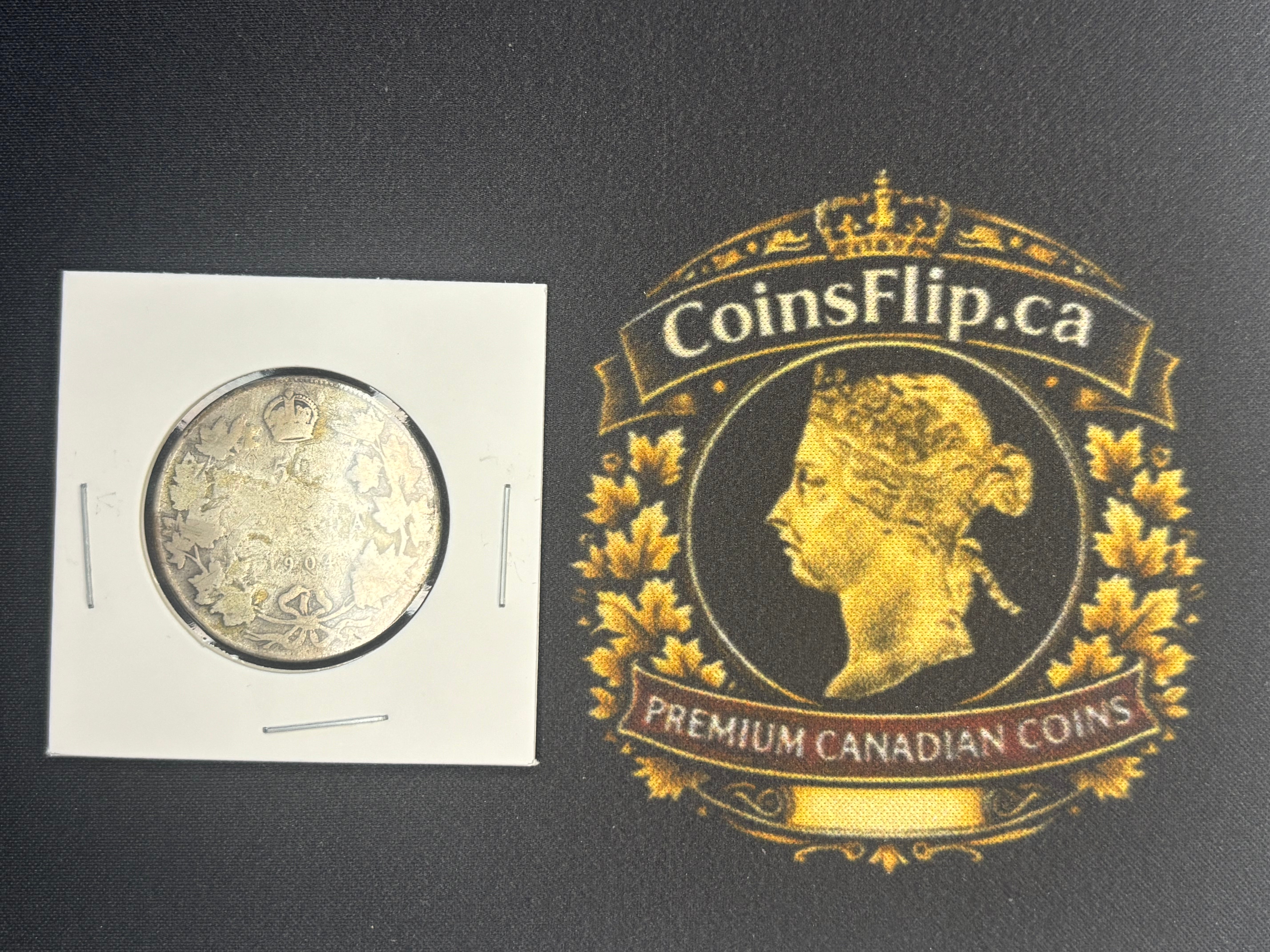 Canada Silver Coin - 50 cents - 1904
