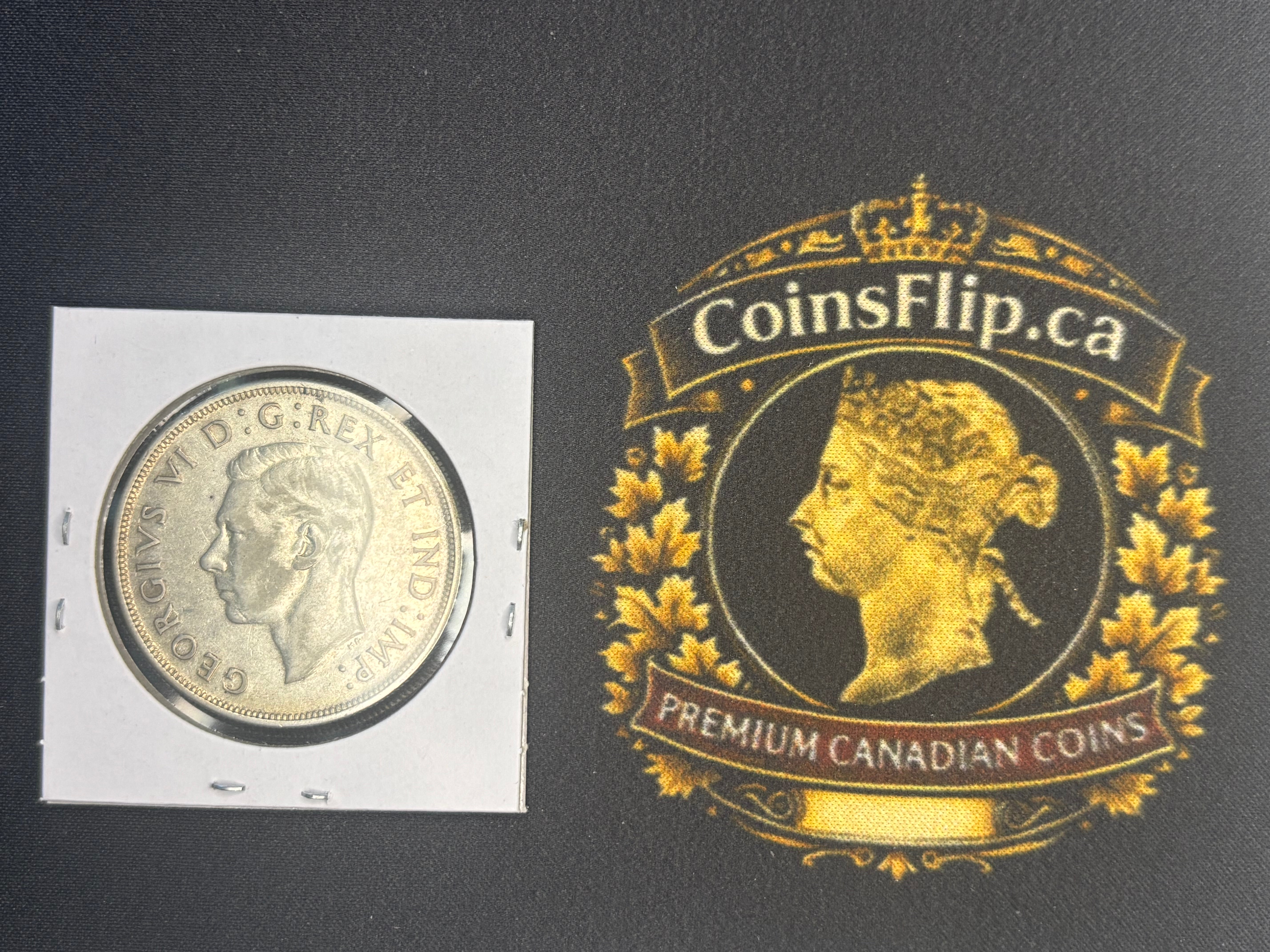Canadian Silver Coin - Dollars - 1947