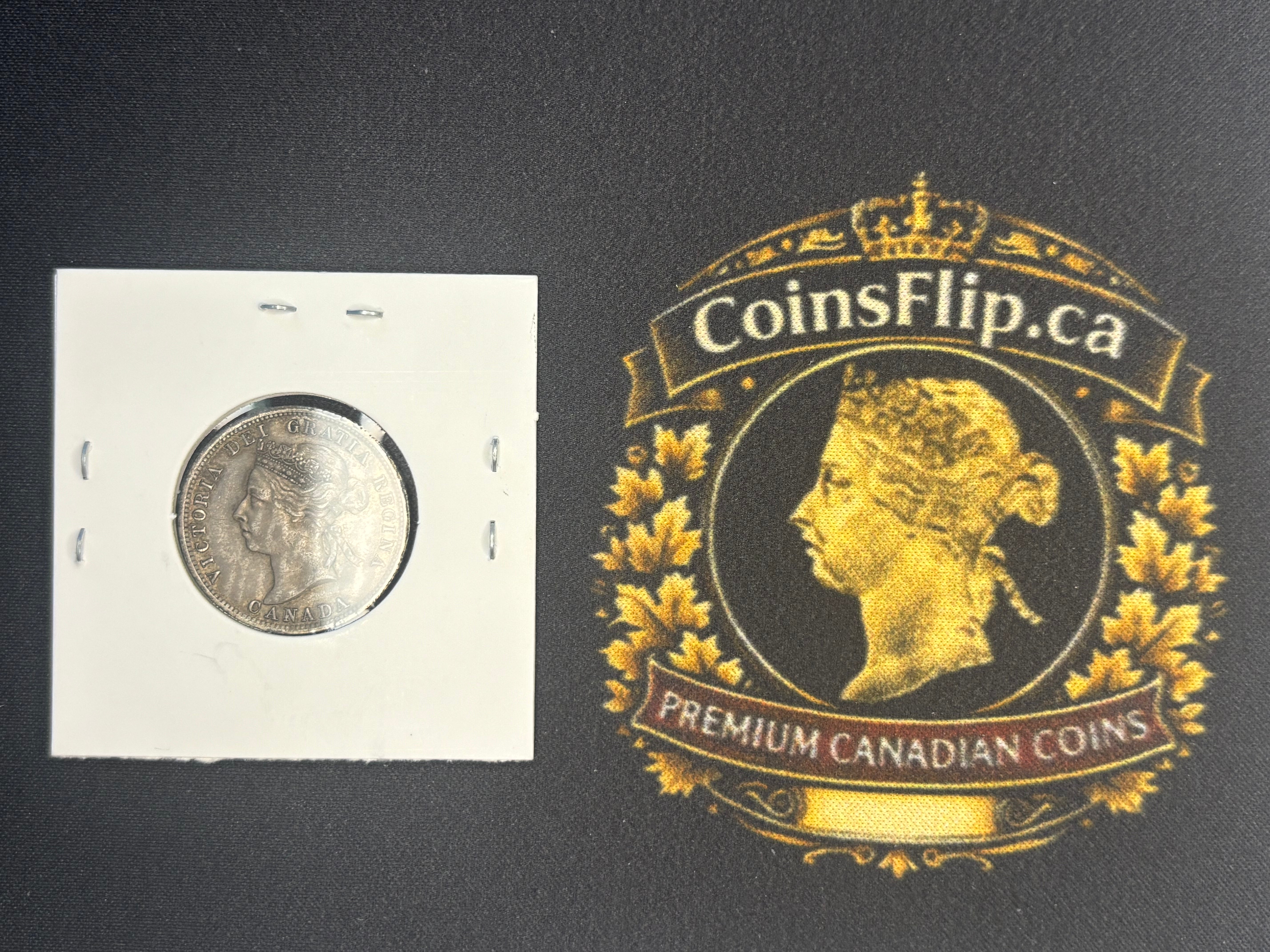 Canadian Silver Coin - 25 cents - 1900