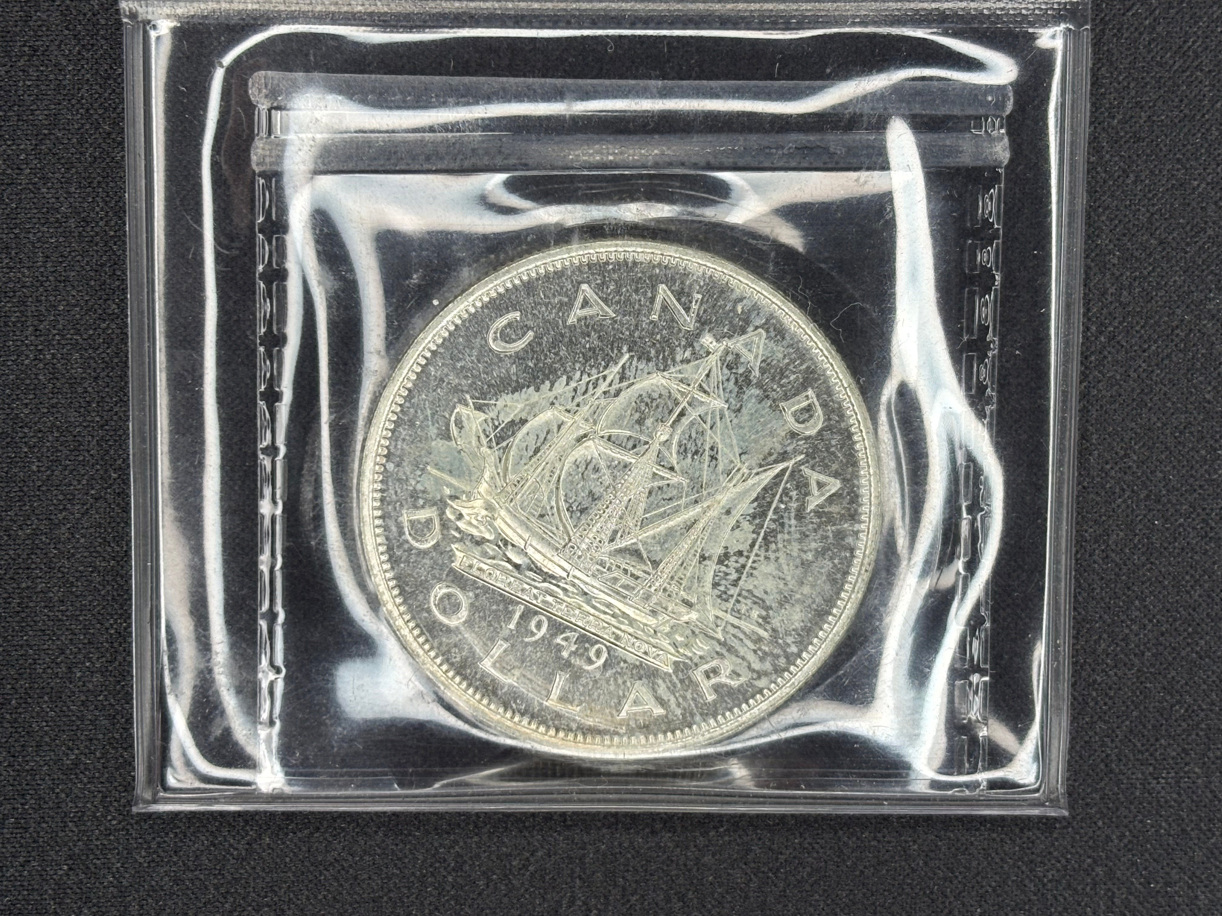 Canadian Silver Coin - Dollar - 1949 - MS65 ICCS