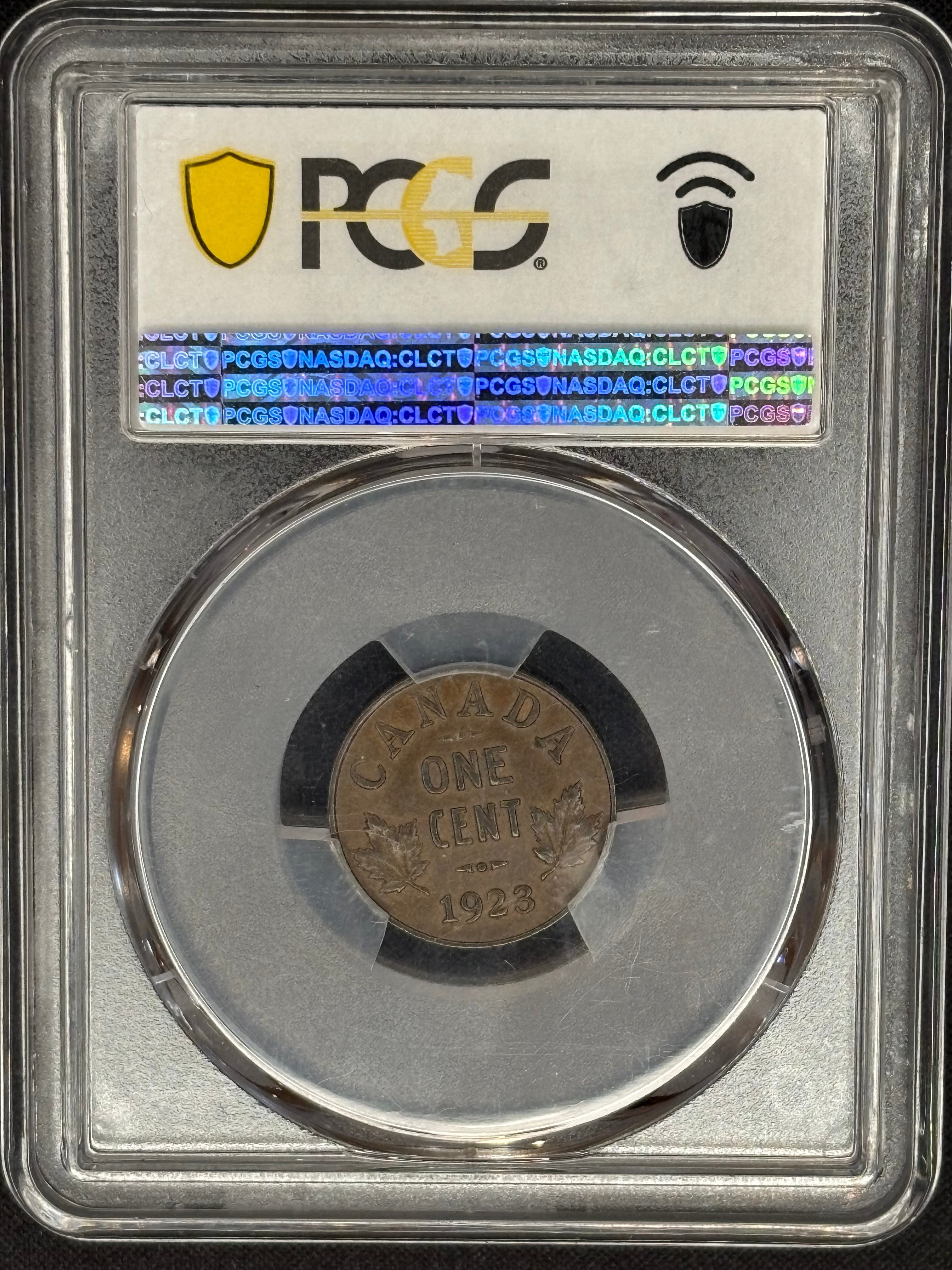 Canadian Coin - Penny - 1923 - AU55 PCGS