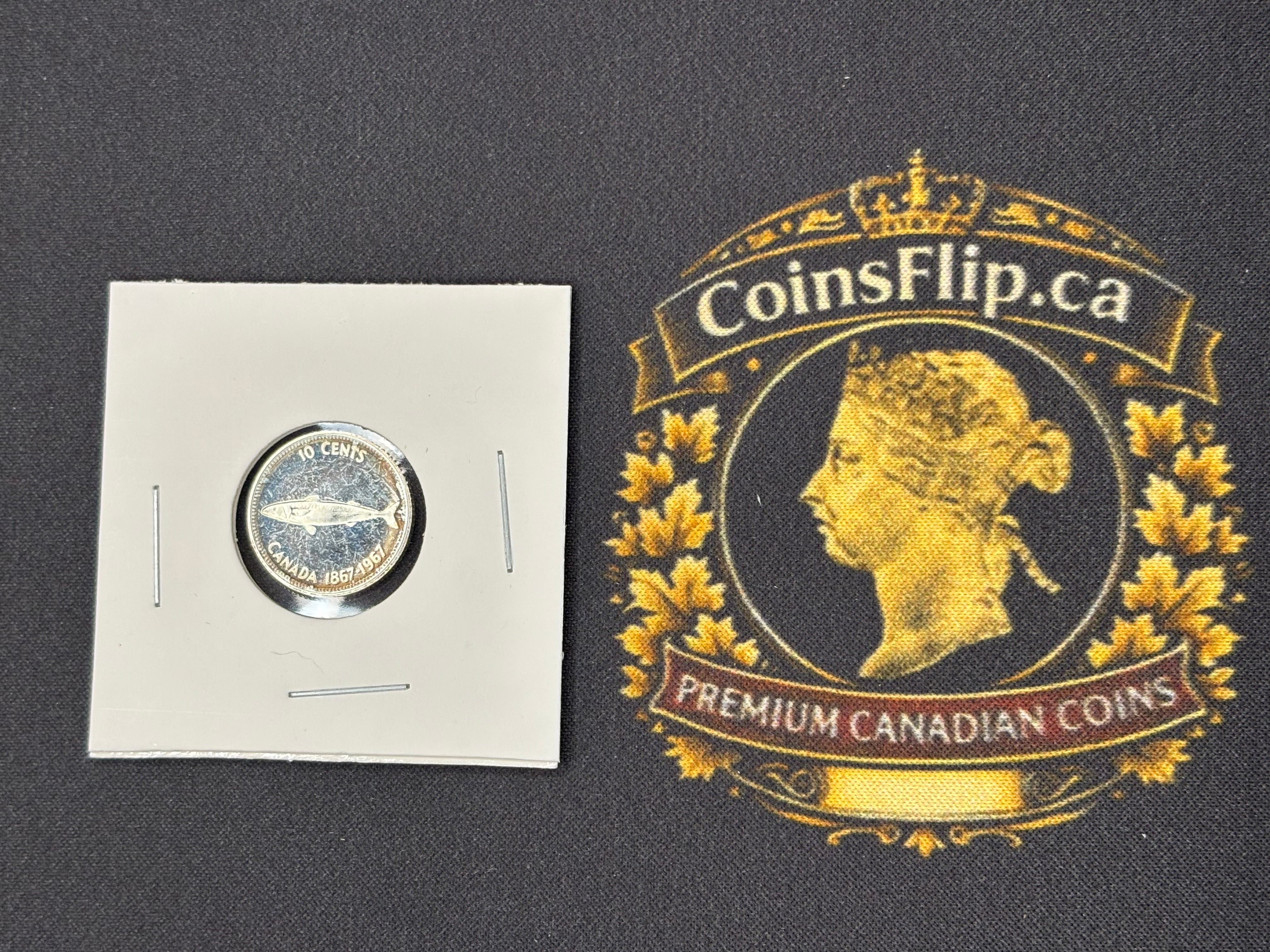 Canadian Silver Coin - 10 cents - 1967
